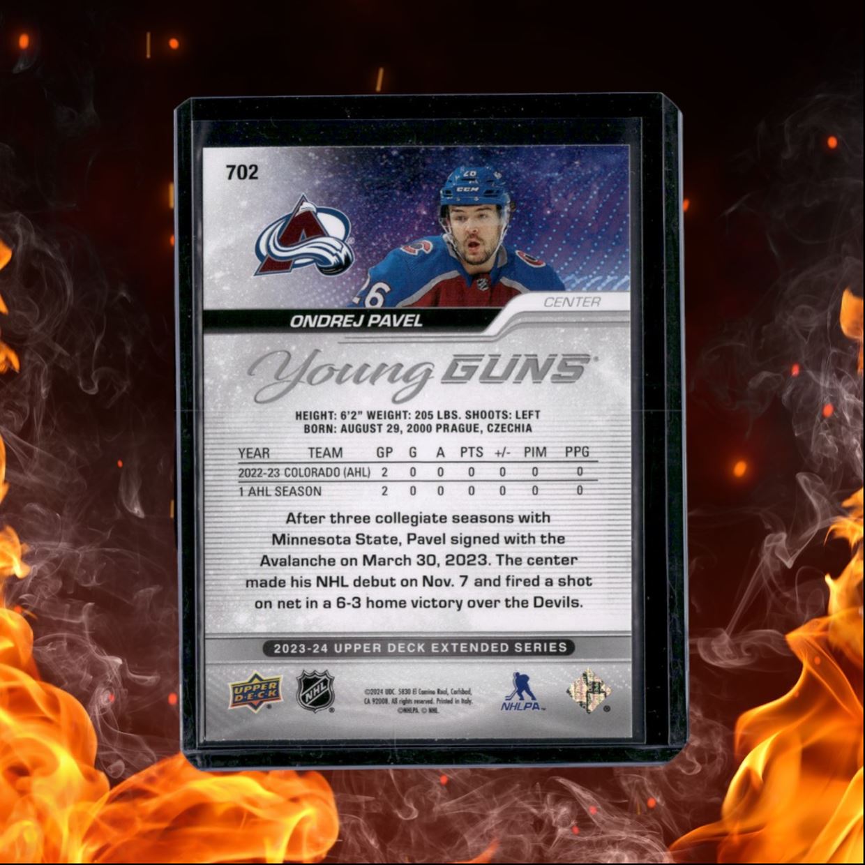 2023-24 Upper Deck Ondrej Pavel Young Guns Rookie #702