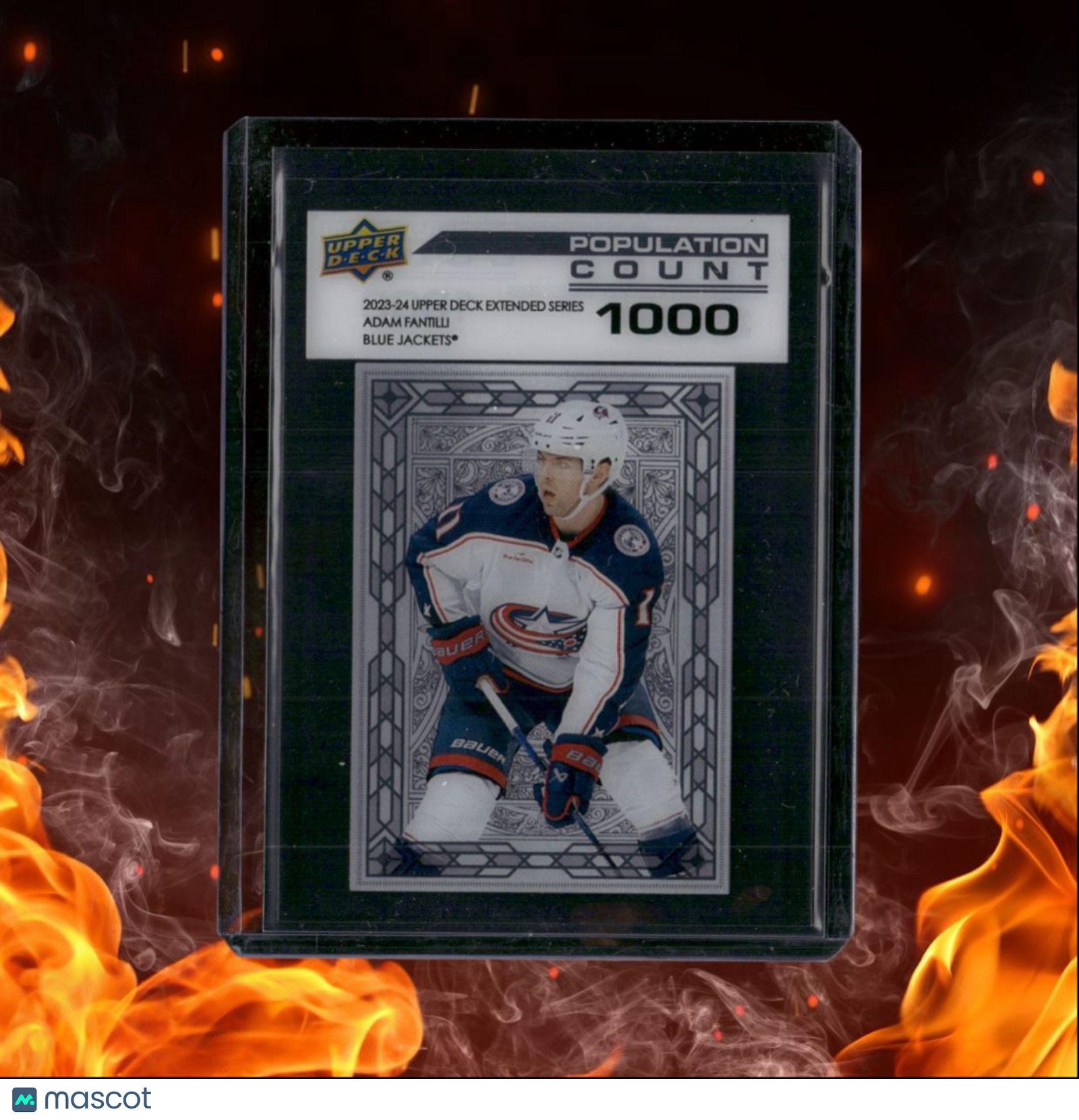 2023-24 Upper Deck Adam Fantilli Population Count 1000 Rookie /1000 #PC-89
