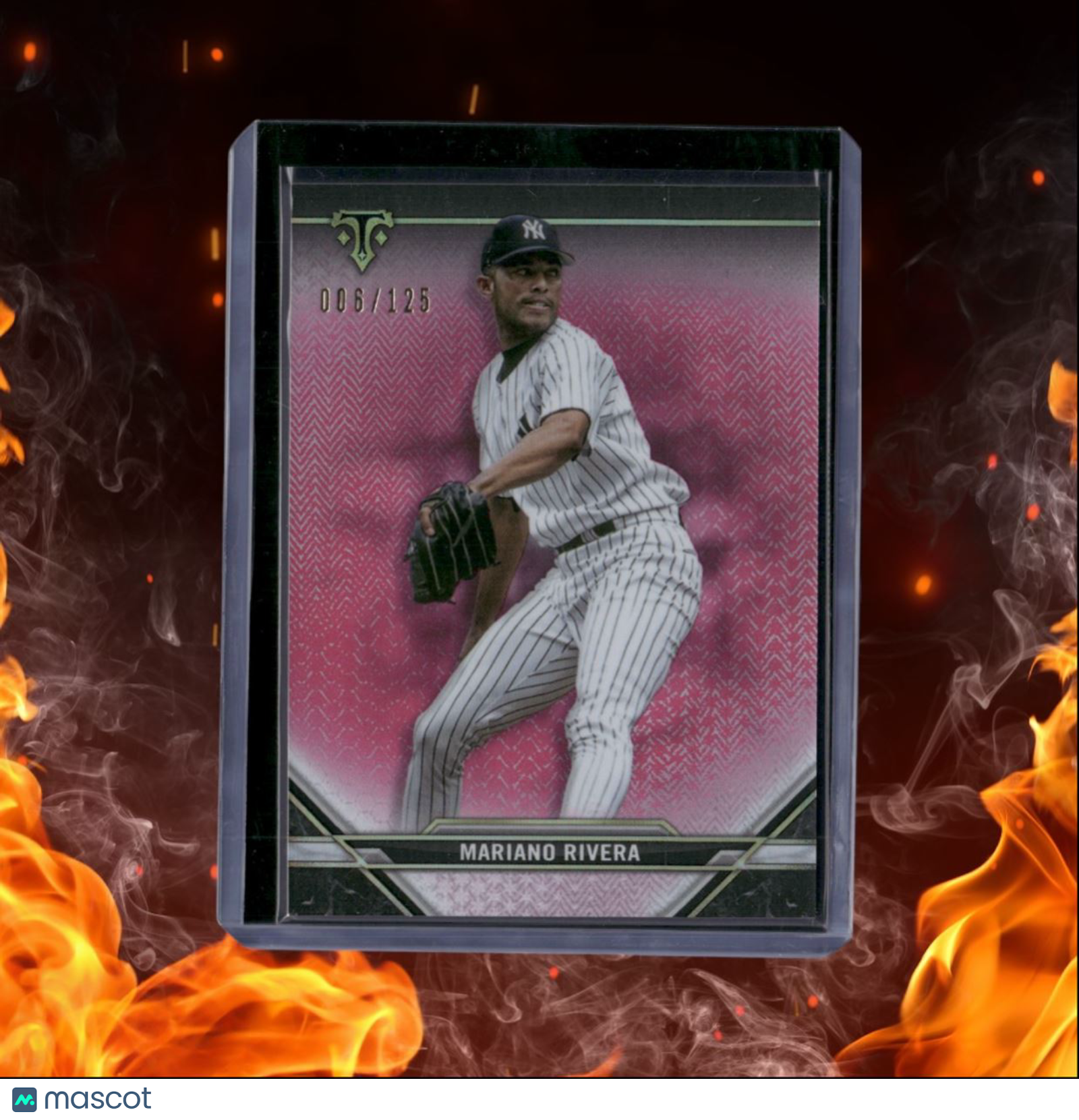 2021 Topps Triple Threads Mariano Rivera Tourmaline Pink 006/125 #80