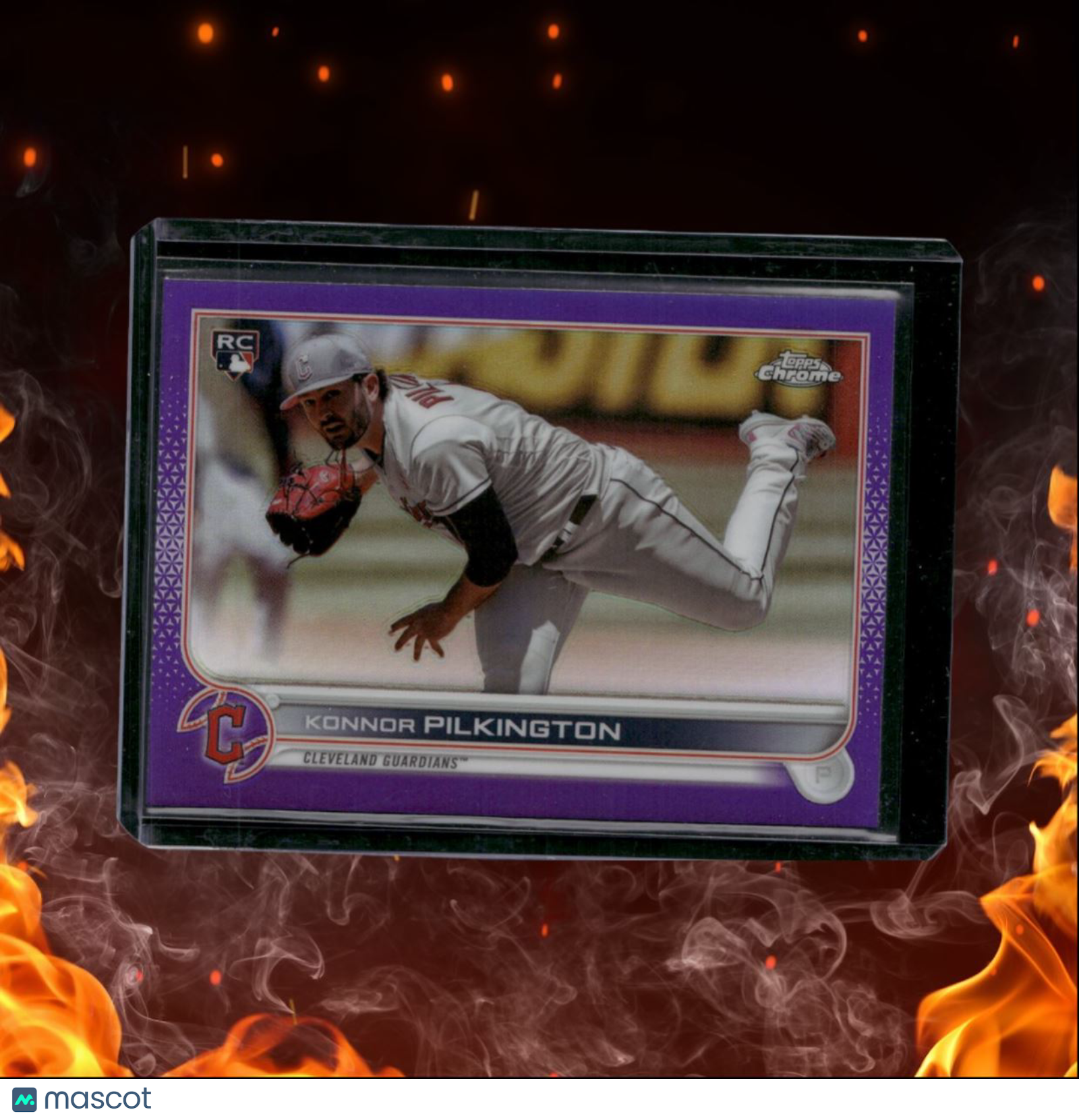 2022 Topps Chrome Konnor Pilkington Purple Rookie #USC171