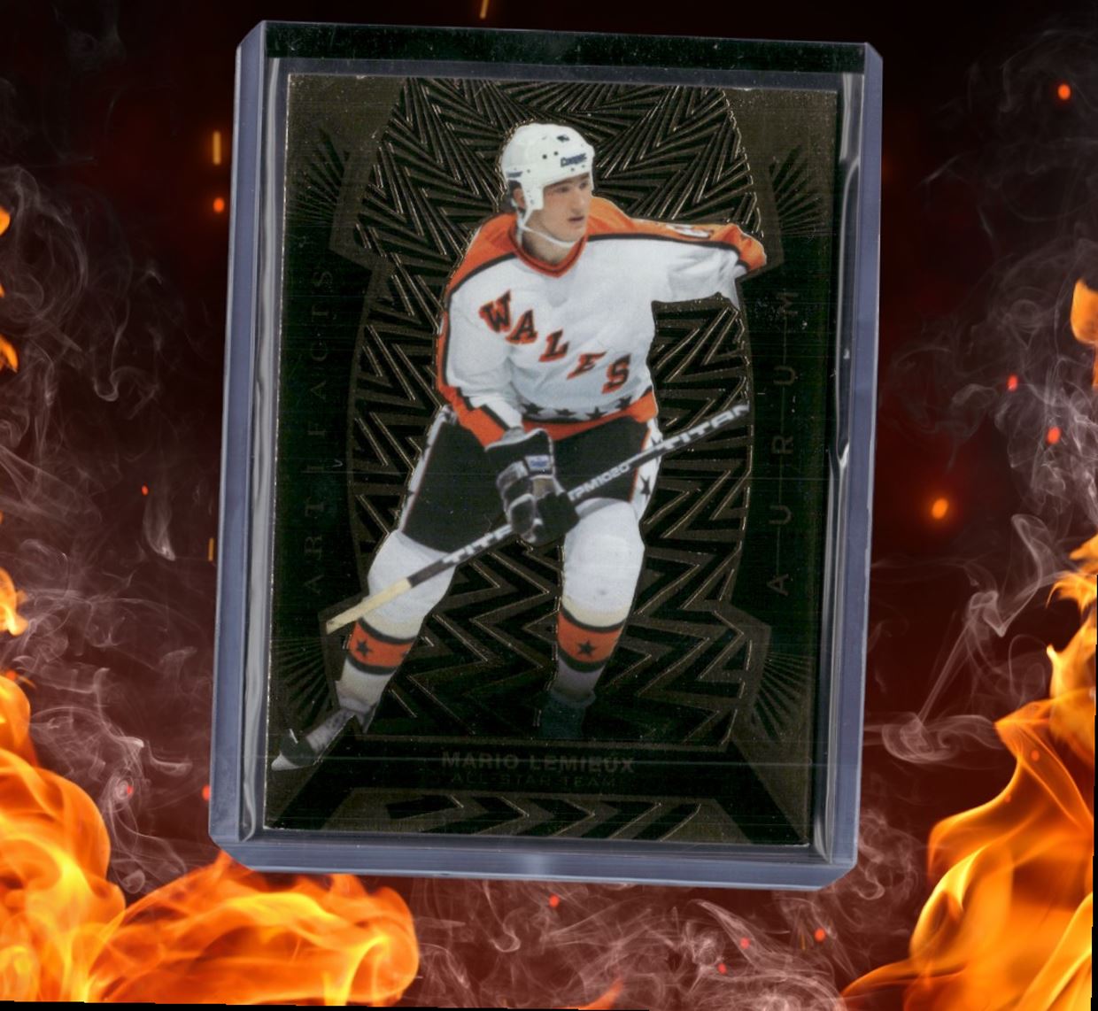 2021-22 Upper Deck Artifacts Mario Lemieux Aurum Unscratched All-Stars SP #A-43