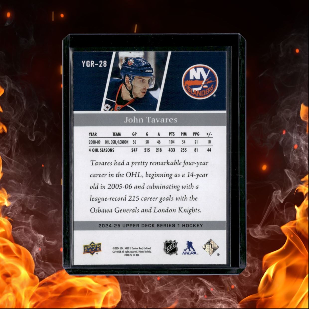 2024-25 Upper Deck John Tavares Young Guns Renewed #YGR-28