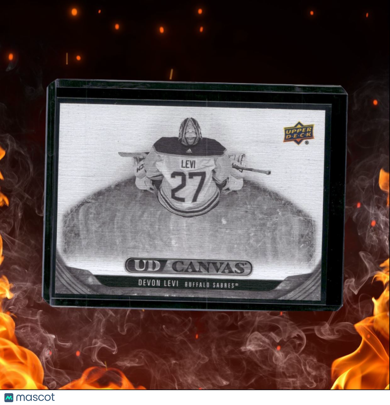 2024-25 Upper Deck Devon Levi UD Canvas Black & White #C-16