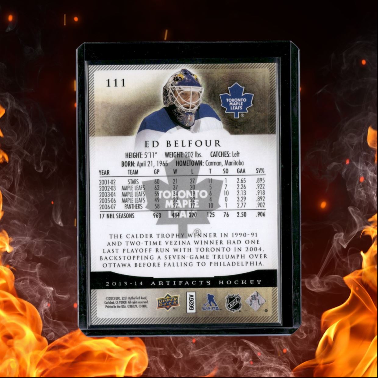 2013-14 Upper Deck Artifacts Ed Belfour 278/999 #111