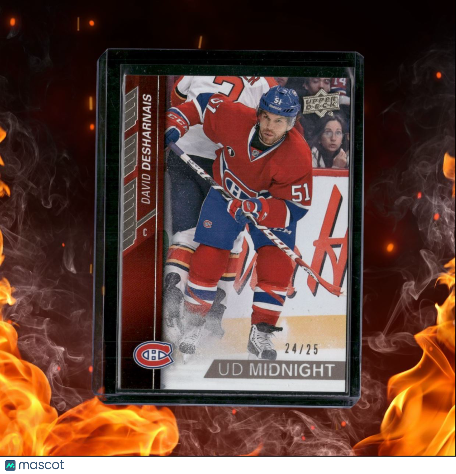 2015-16 Upper Deck David Desharnais UD Midnight 24/25 #97