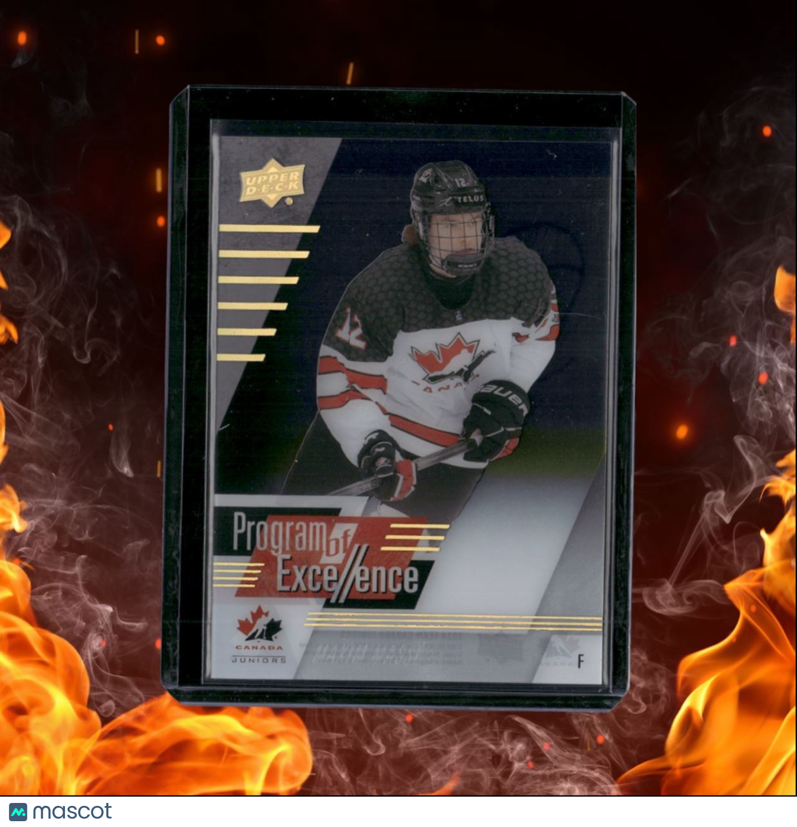 2024-25 Upper Deck Team Canada Juniors Maxim Masse Clear Cut Program of