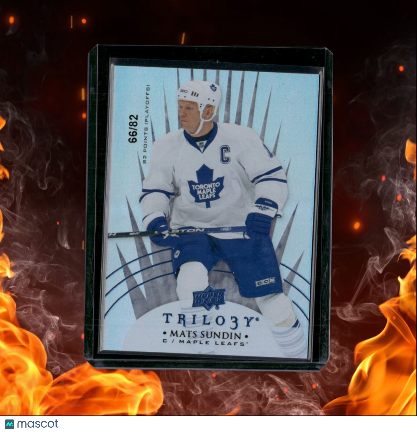 2014-15 Upper Deck Trilogy Mats Sundin Radiant Blue 66/82 #96