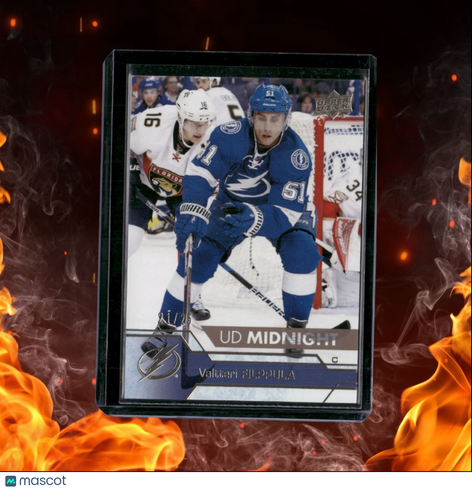 2016-17 Upper Deck Valtteri Filppula UD Midnight 21/25 #418
