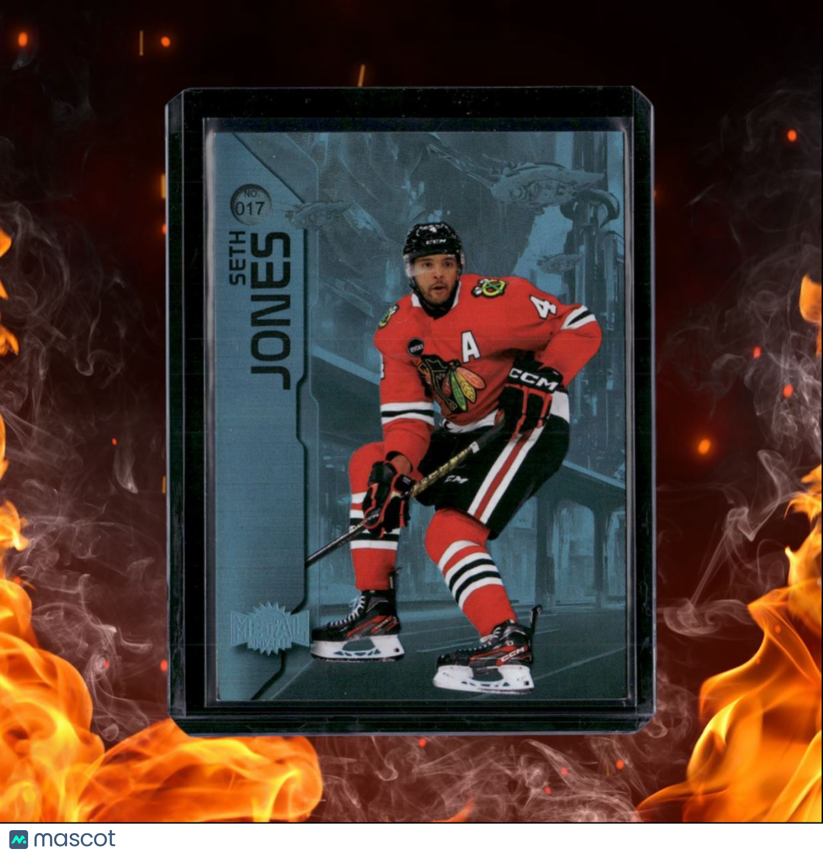 2023-24 Skybox Metal Universe Seth Jones Blue Spectrum #017