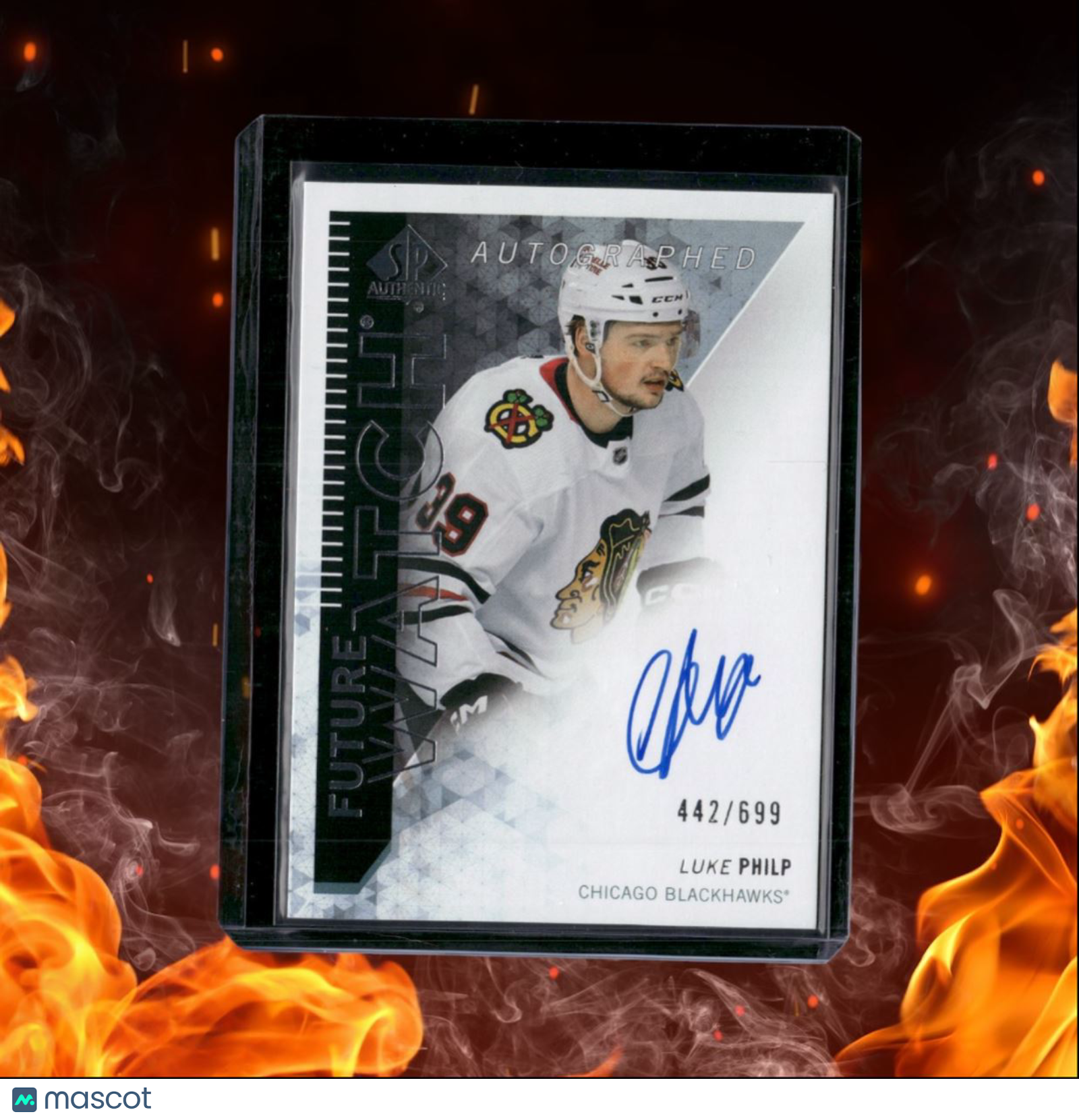2023-24 SP Authentic Luke Philp 2013-14 Retro Future Watch Rookie Auto 442/699