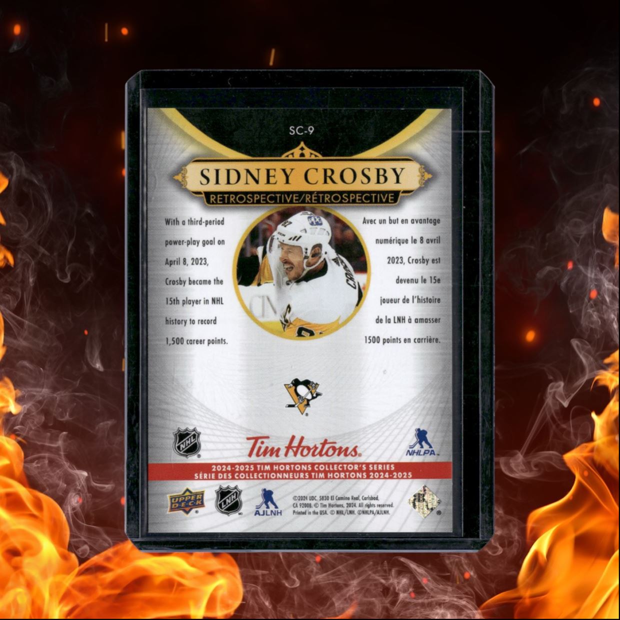 2024-25 Upper Deck Tim Hortons Sidney Crosby Retrospective (A) #SC-9