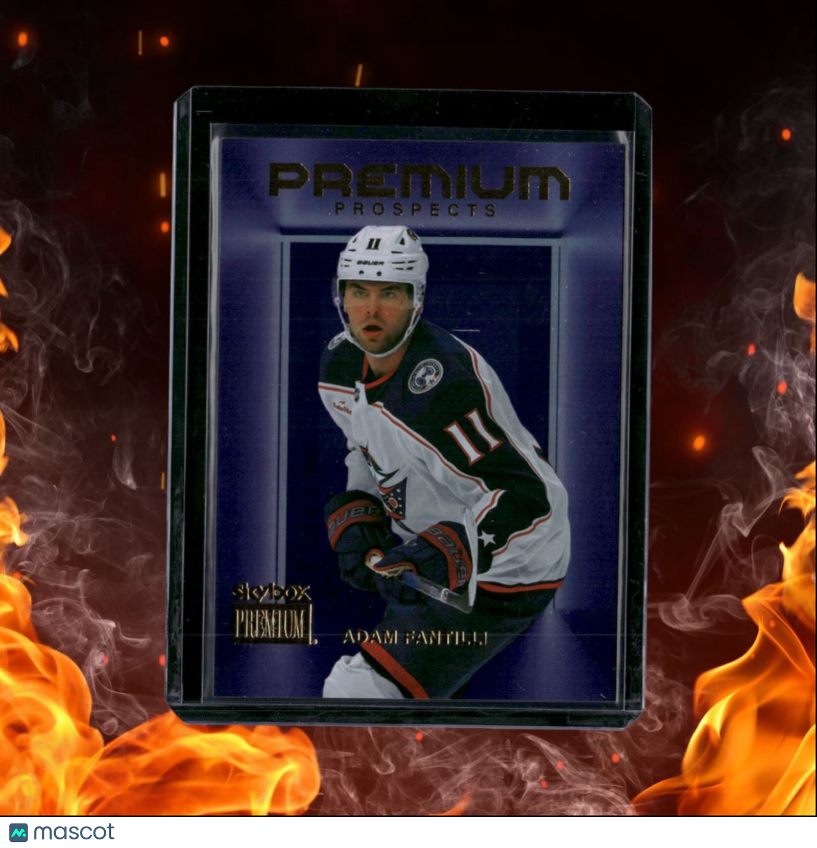 2023-24 SkyBox Metal Universe Adam Fantilli Premium Prospects Star Sapphire