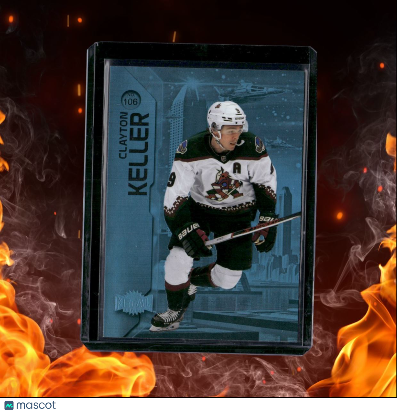 2023-24 Skybox Metal Universe Clayton Keller Blue Spectrum #106