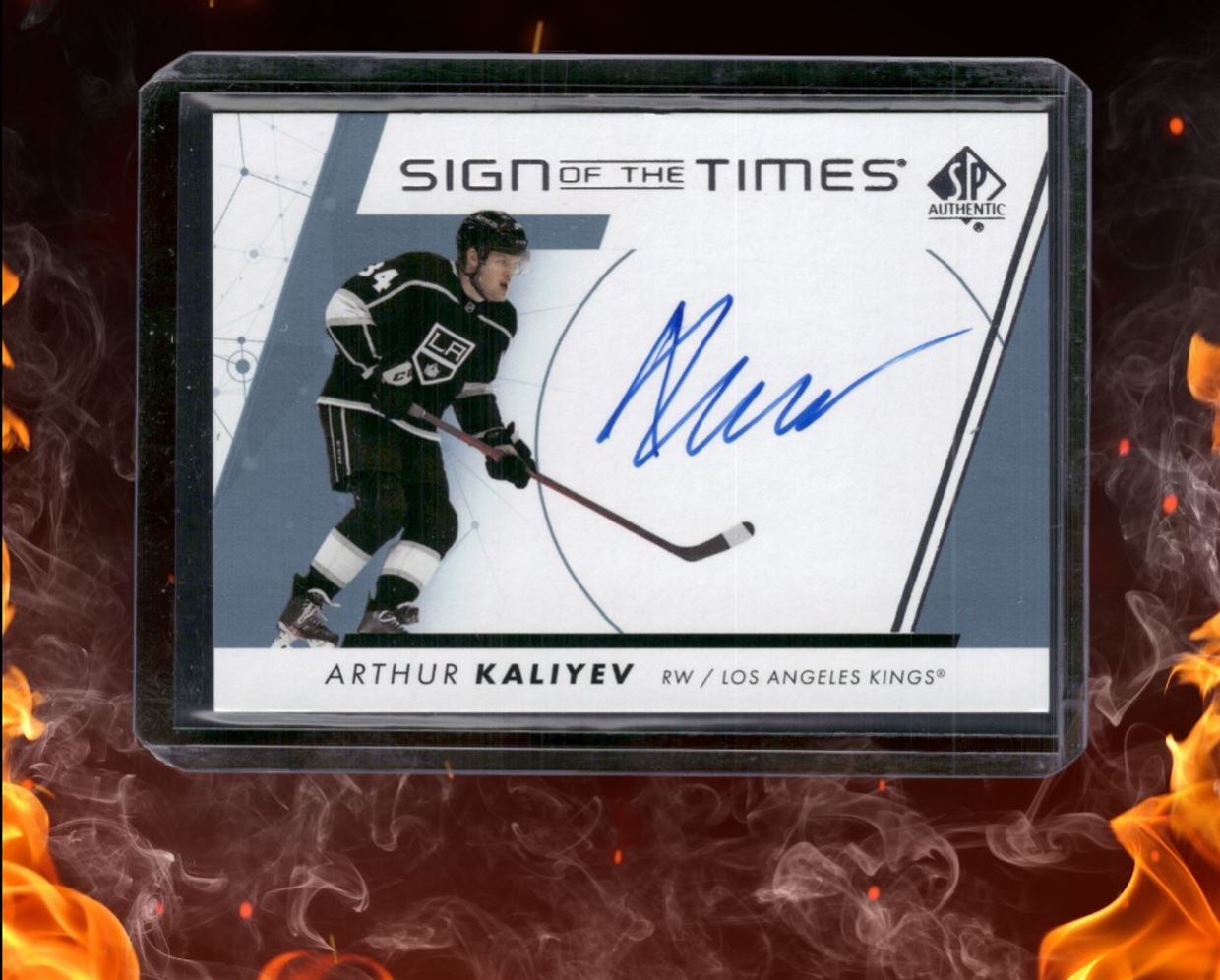2022-23 SP Authentic Arthur Kaliyev Sign of the Times Auto #SOTT-AK