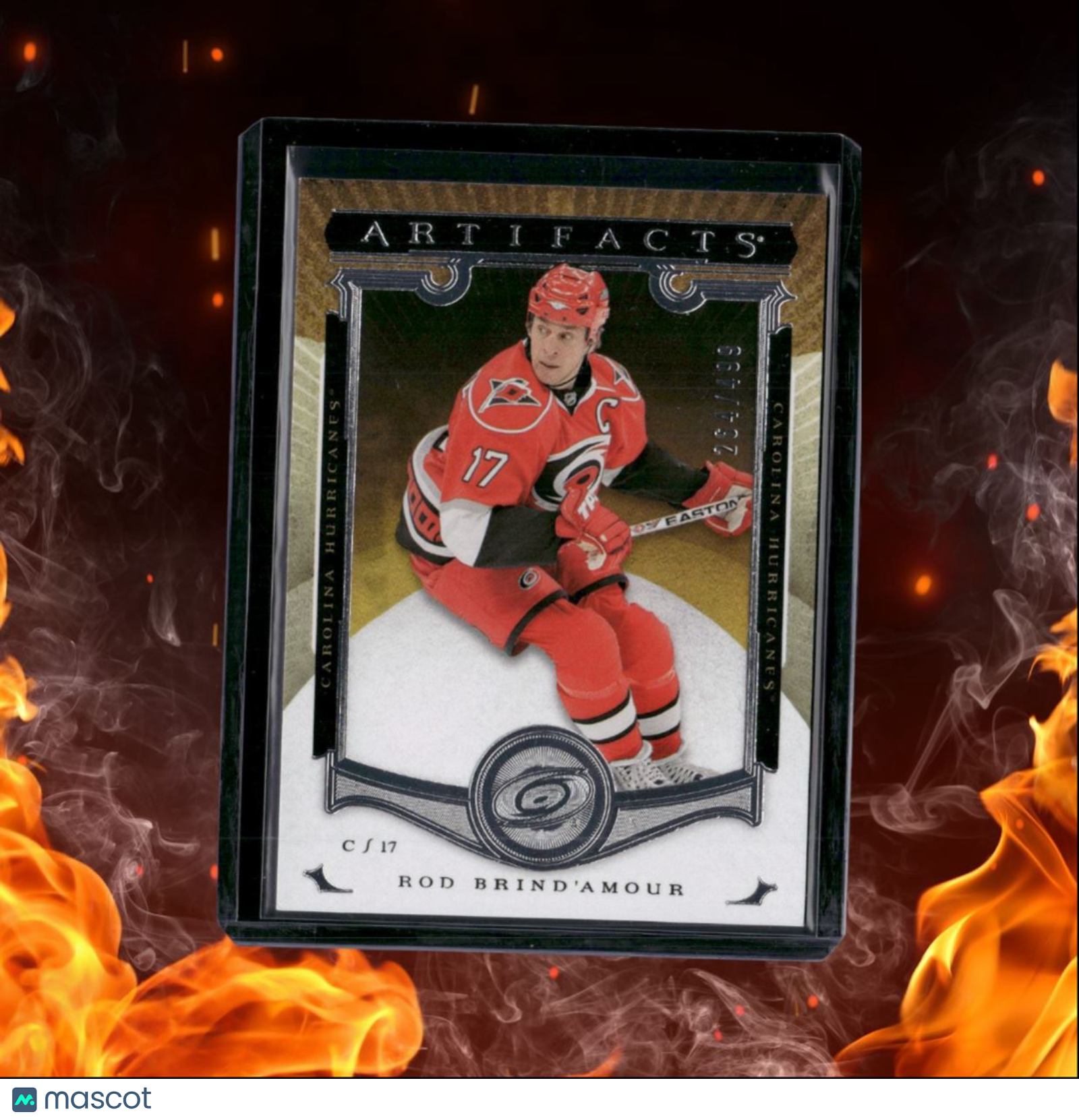 2015-16 Upper Deck Artifacts Rod Brind'Amour Silver 264/499 #136