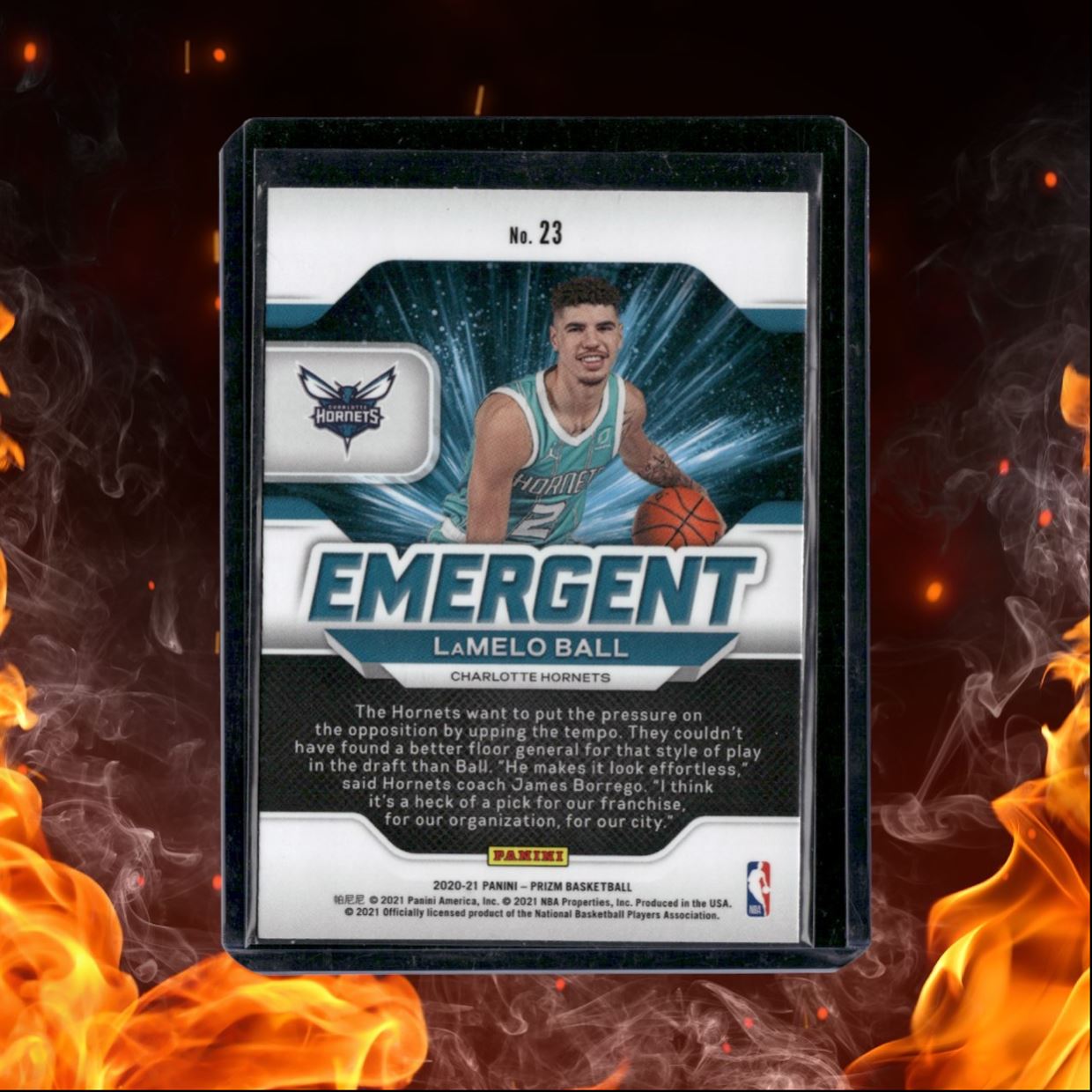 2020-21 Panini Prizm LaMelo Ball Emergent Rookie #23