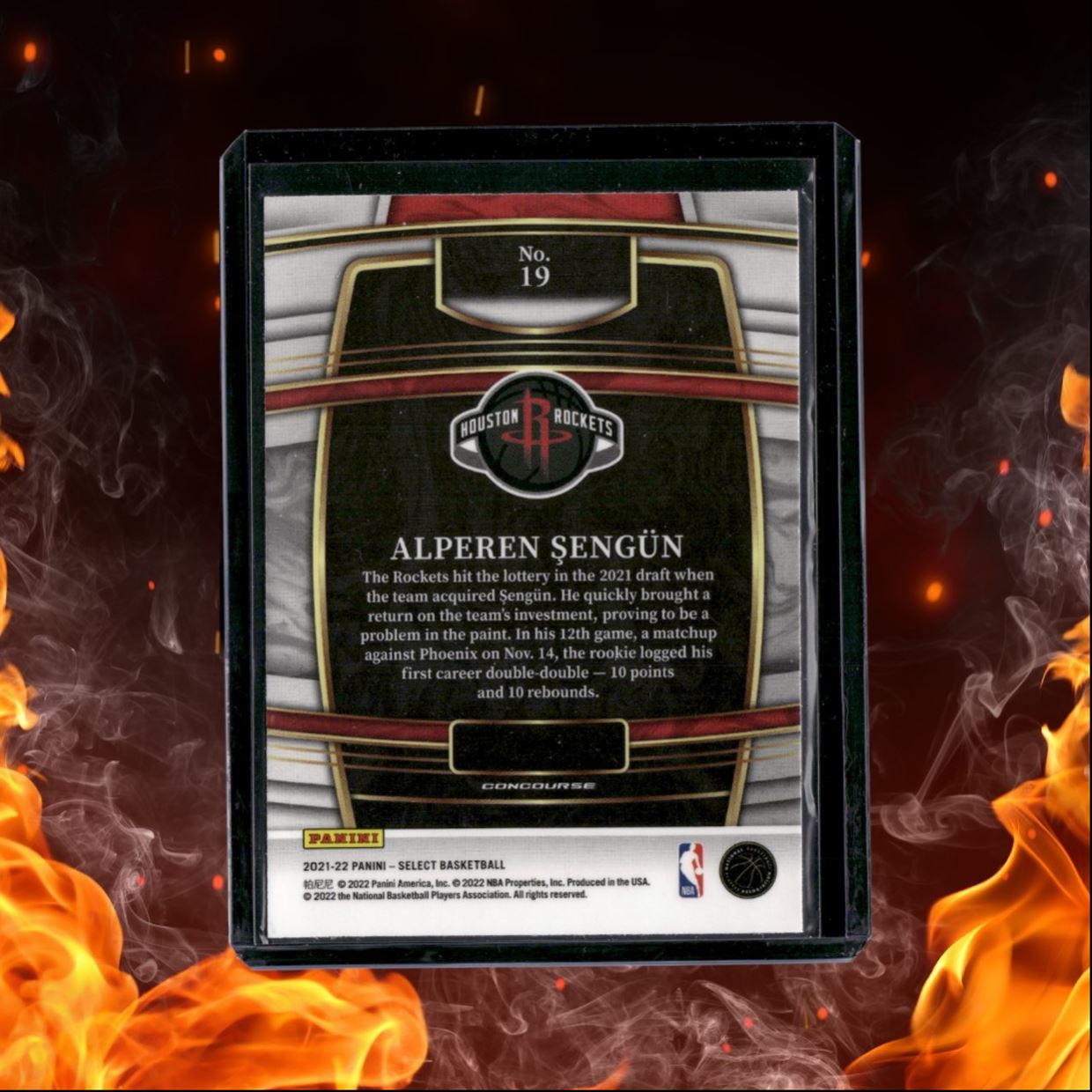 2021-22 Panini Select Alperen Sengun (D) Rookie #19