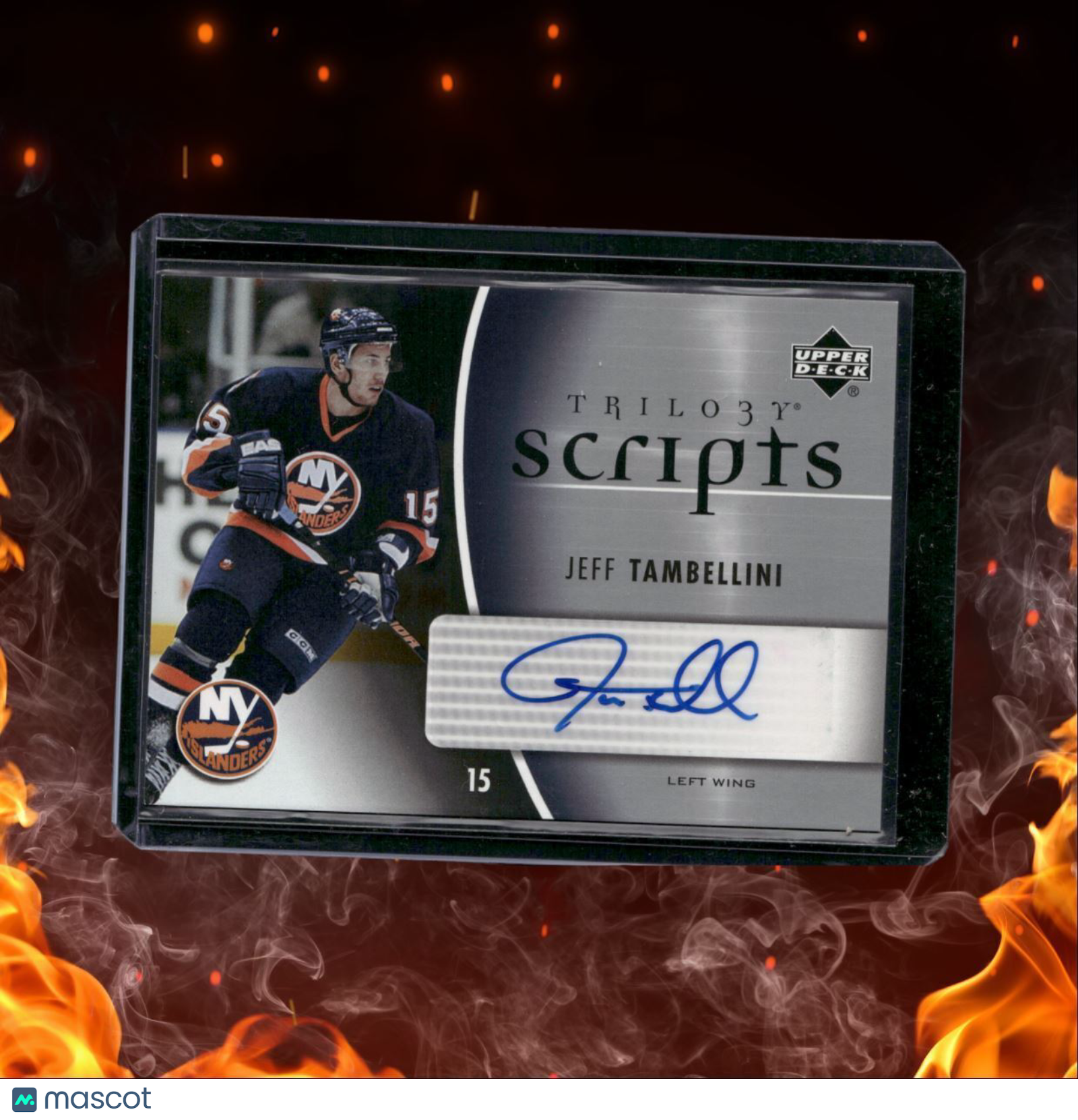 2007-08 Upper Deck Trilogy Scripts Jeff Tambellini Auto #TS-TA
