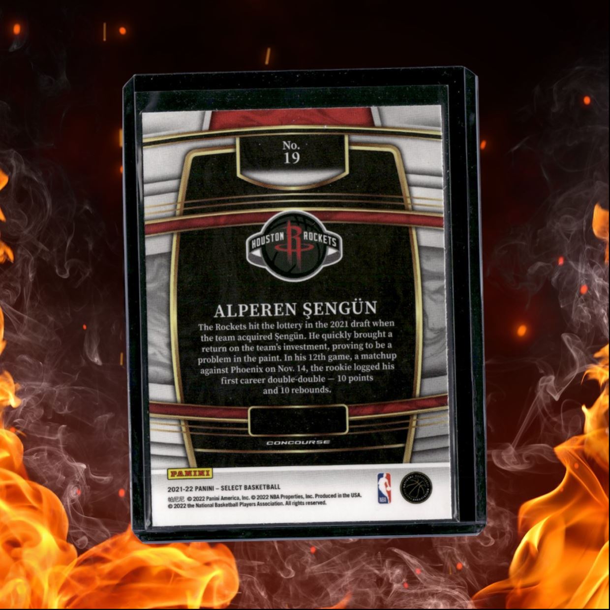 2022-23 Panini Select Alperen Sengun (C) Rookie #19