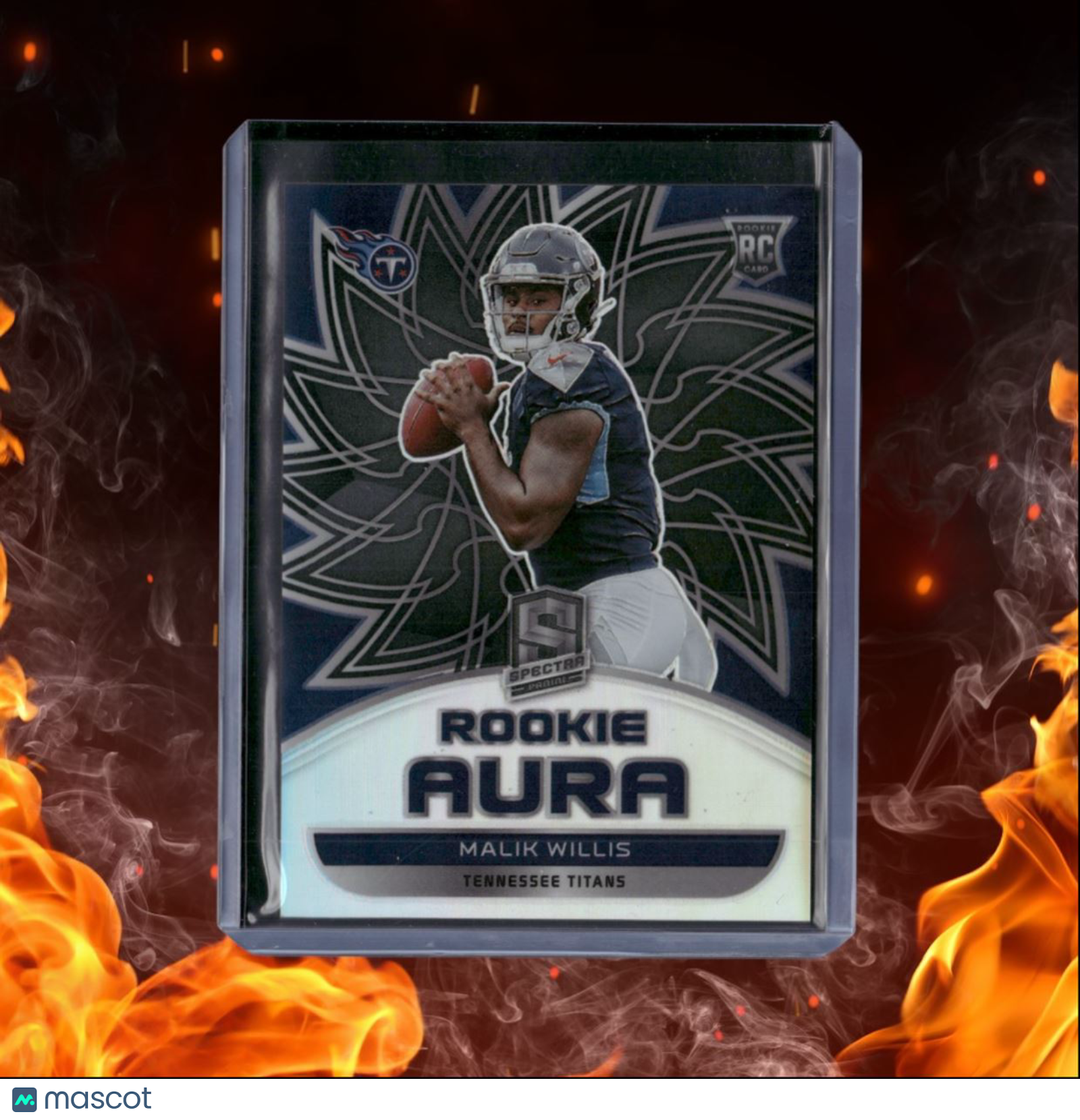 2022 Panini Spectra Malik Willis Aura Holo Prizm Rookie 44/99 #AUR-MWI