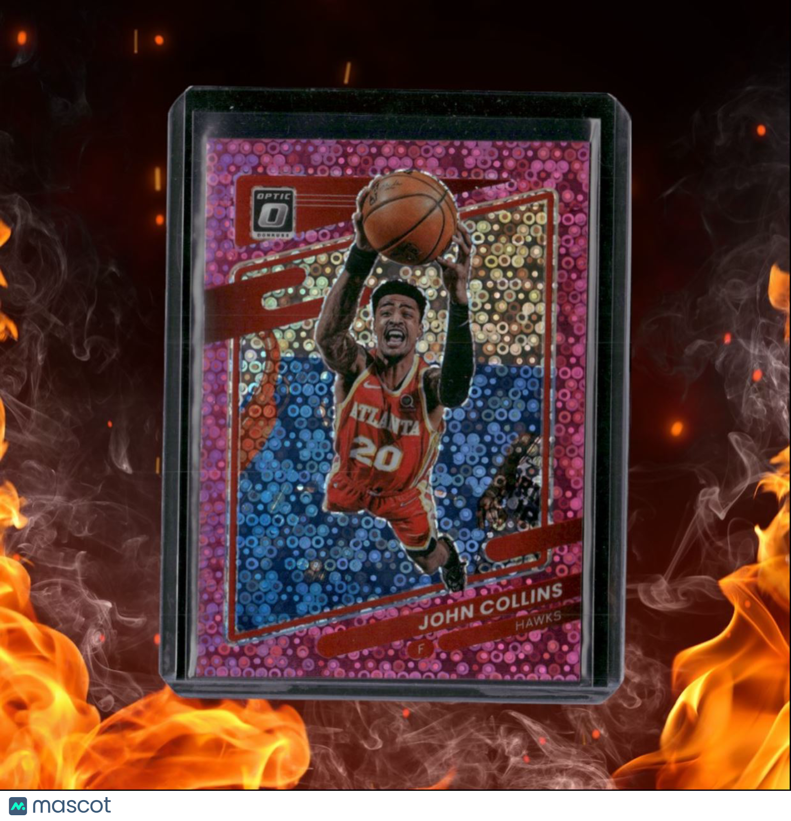 2021-22 Donruss Optic John Collins Fast Break Pink 1st Print 01/20 #129