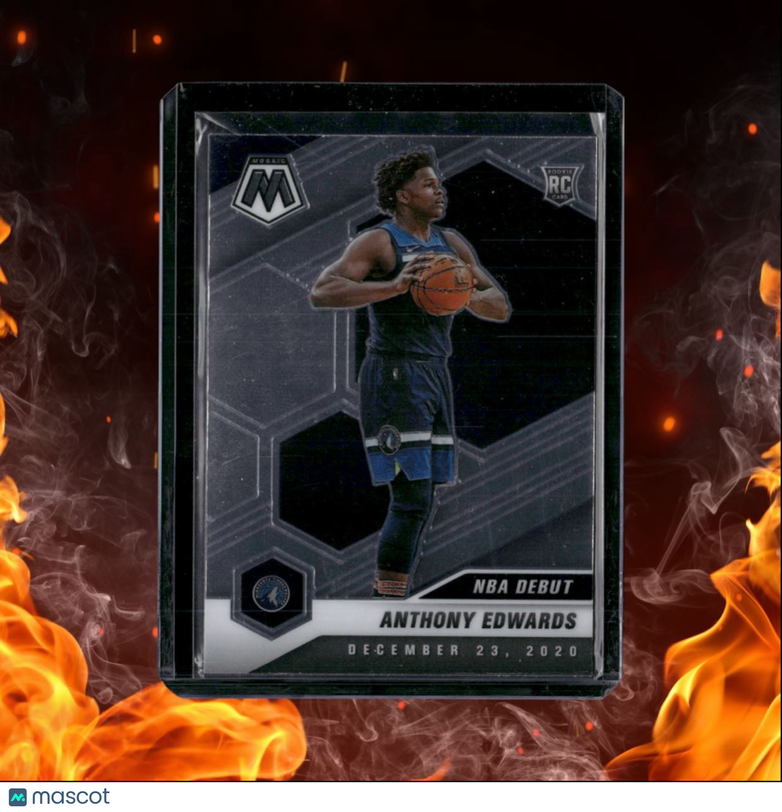 2020-21 Panini Mosaic Anthony Edwards NBA Debut Rookie #261