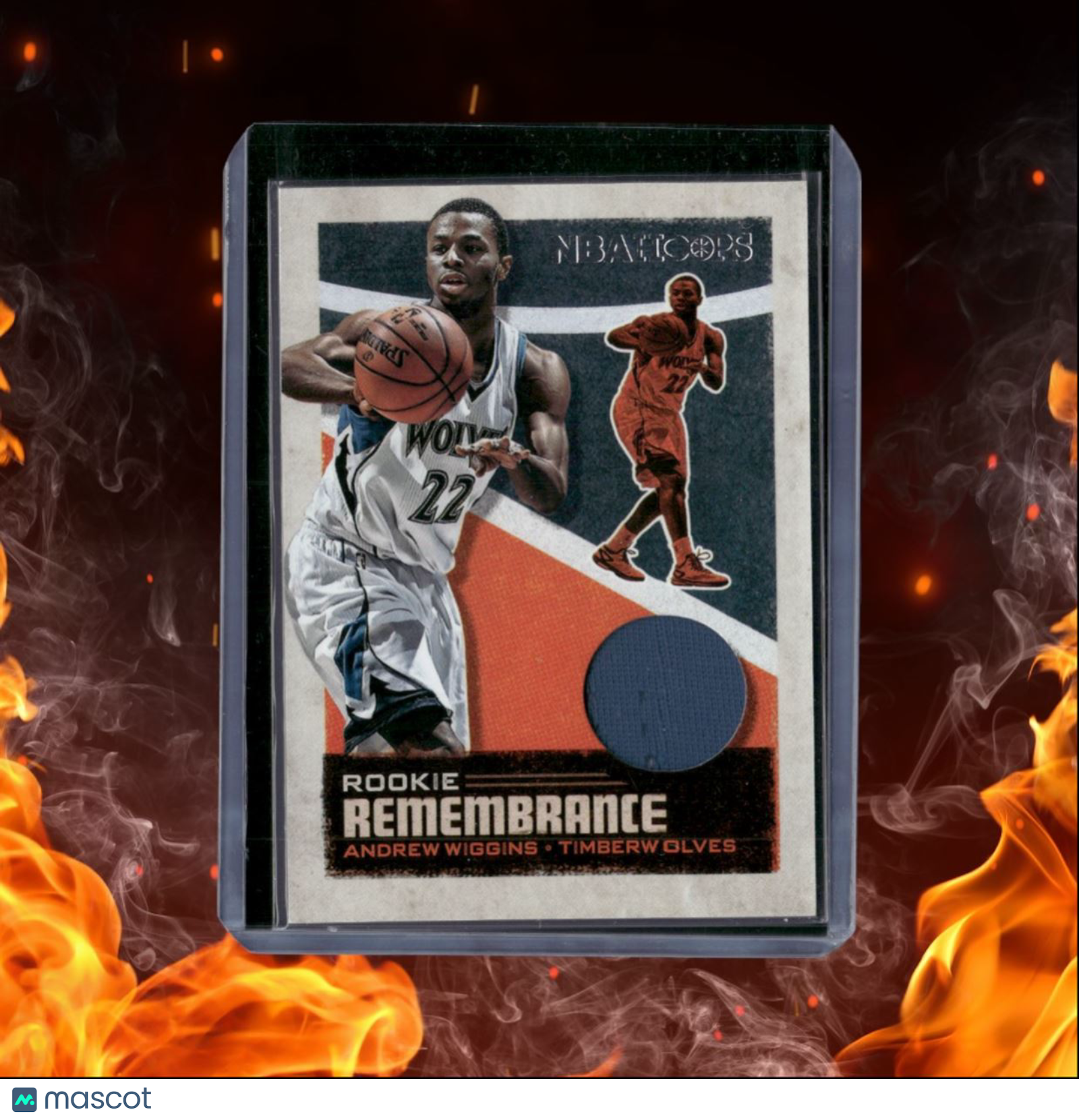 2019-20 Panini Hoops Andrew Wiggins Remembrance Jersey Rookie #RR-AWG