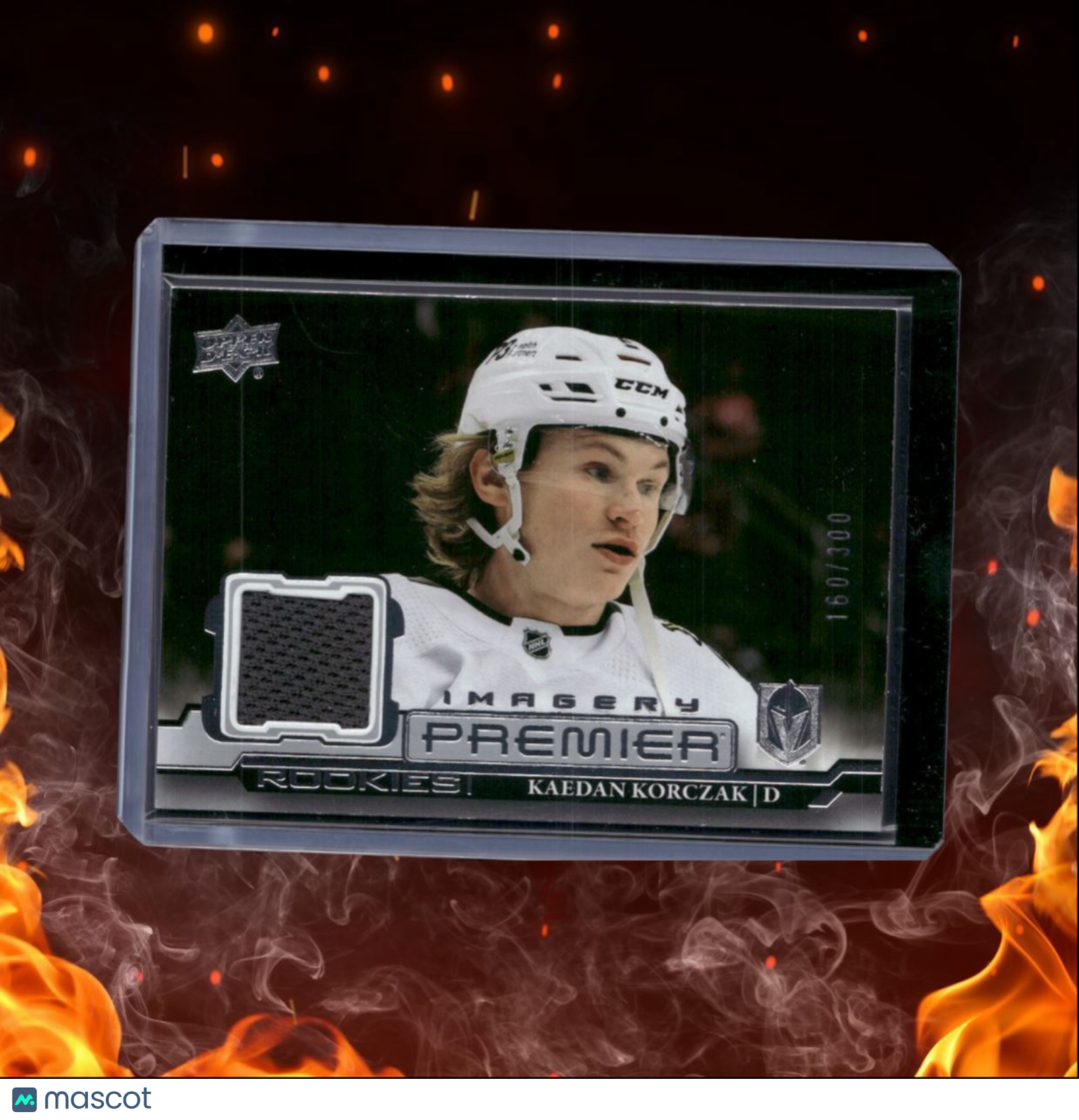2022-23 Upper Deck Premier Kaedan Korczak Dynamic Imagery Jersey Rookie 160/300