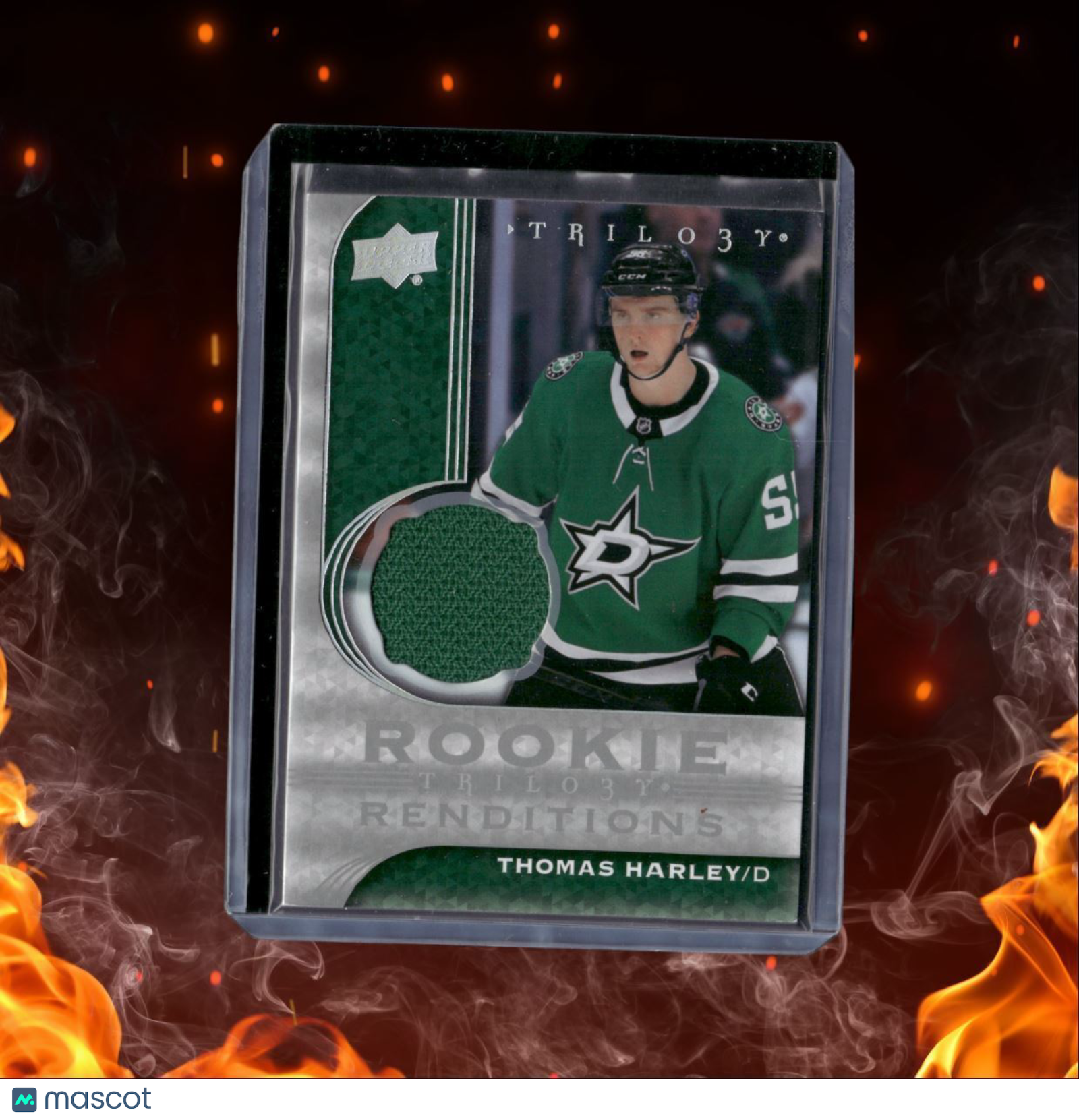 2020-21 Upper Deck Trilogy Thomas Harley Rookie Renditions Patch #RR-3