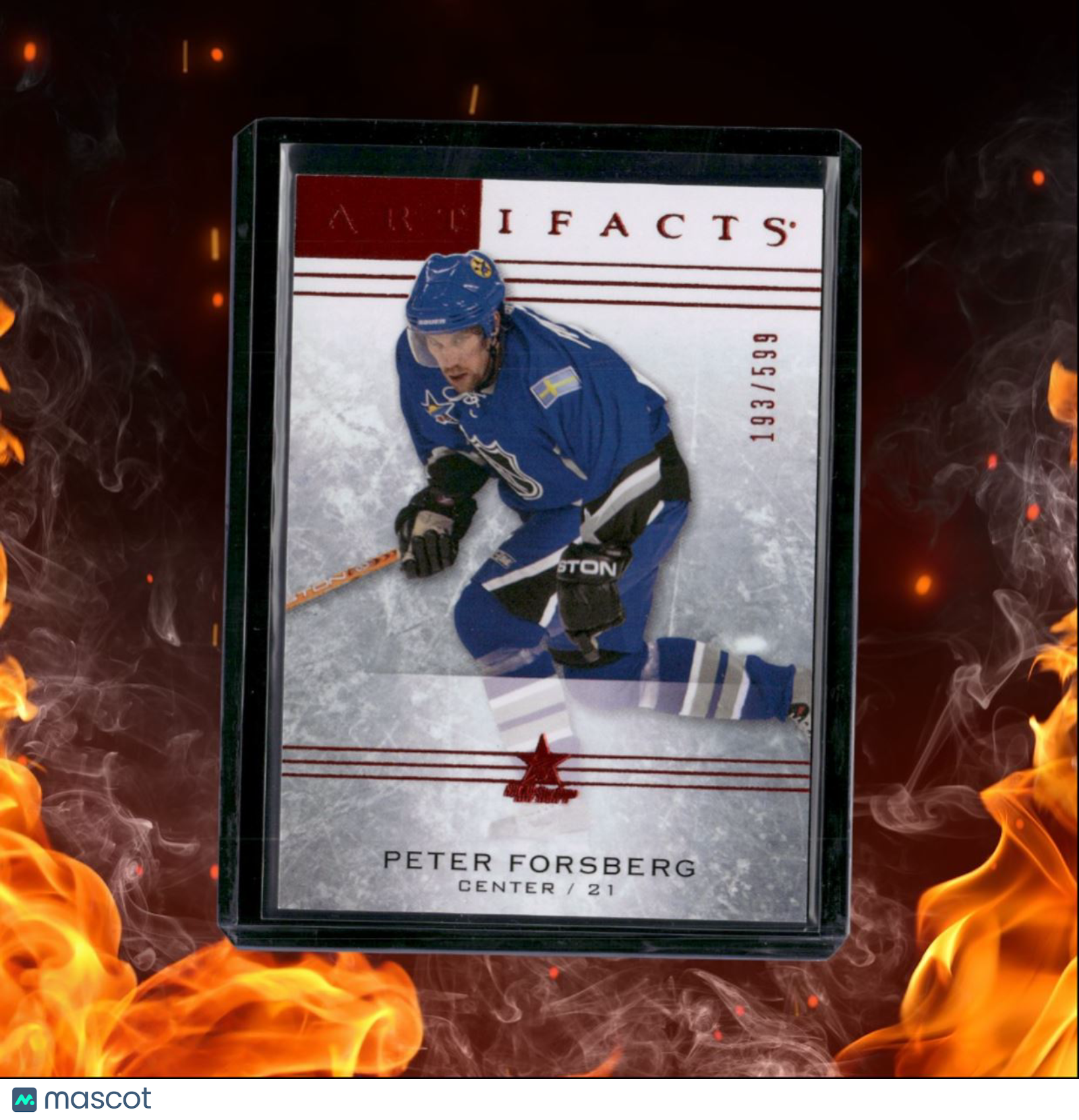 2014-15 Upper Deck Artifacts Peter Forsberg Ruby 193/599 #5