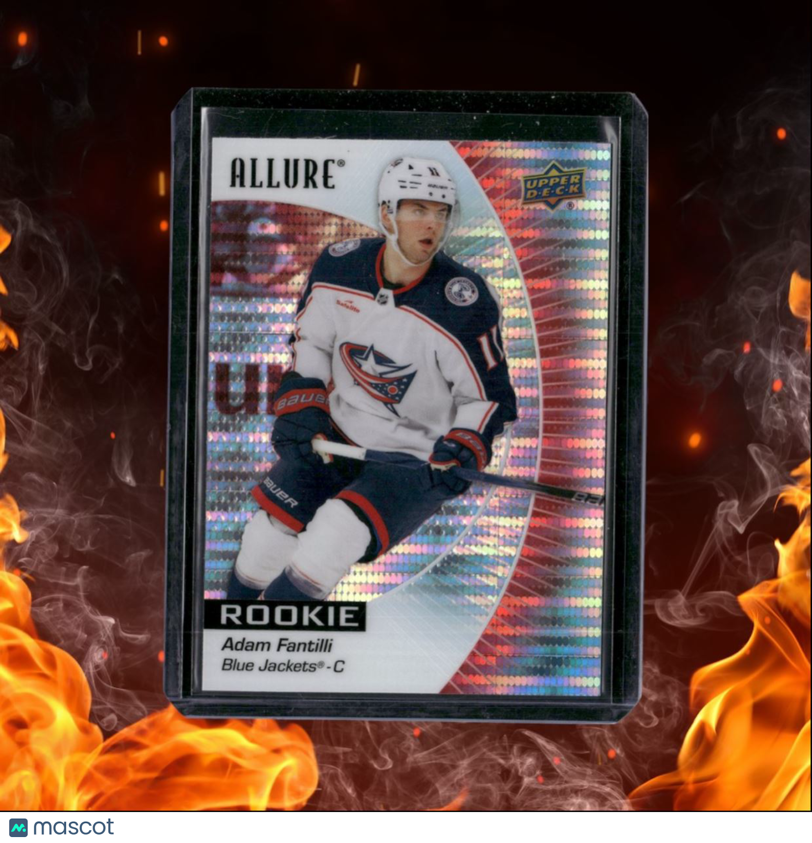 2023-24 Upper Deck Allure Adam Fantilli Red Rainbow Rookie #110