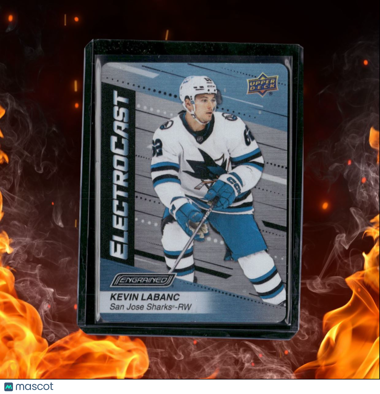 2023-24 Upper Deck Engrained Kevin Labanc Electrocast SP #EC-35