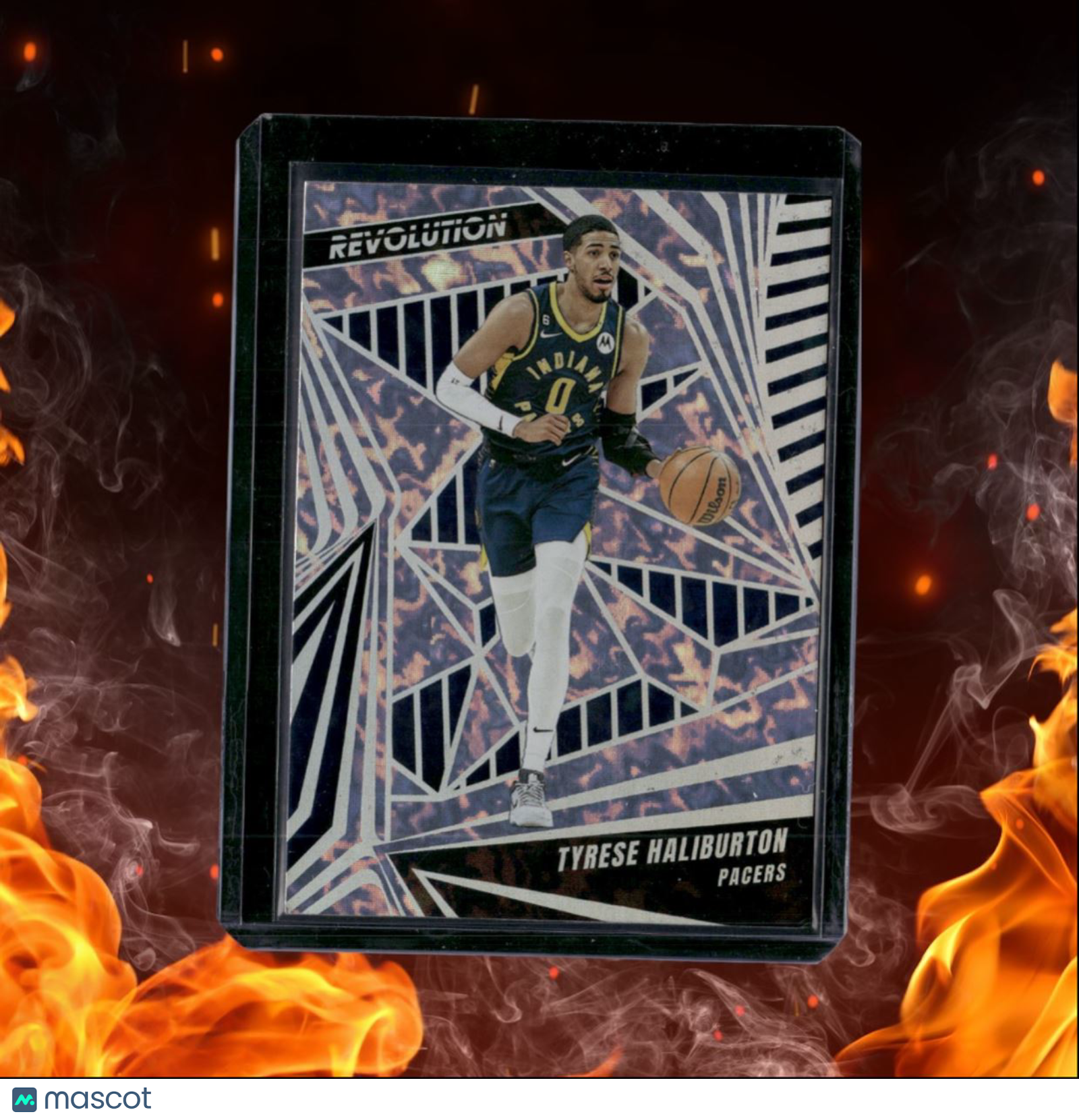2023-24 Panini Revolution Holiday Tyrese Haliburton Avalanche #45