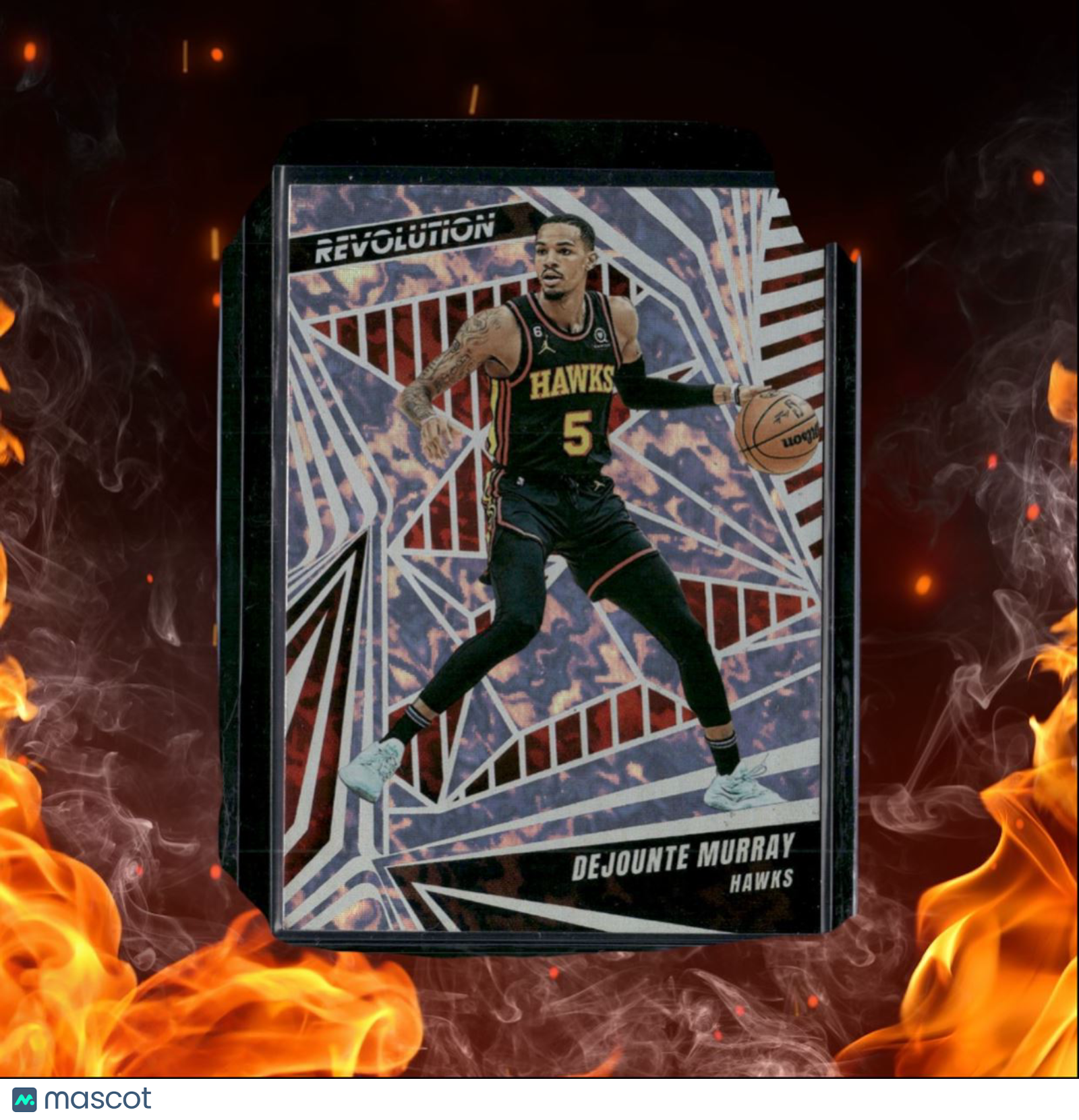 2023-24 Panini Revolution Holiday Dejounte Murray Avalanche #3