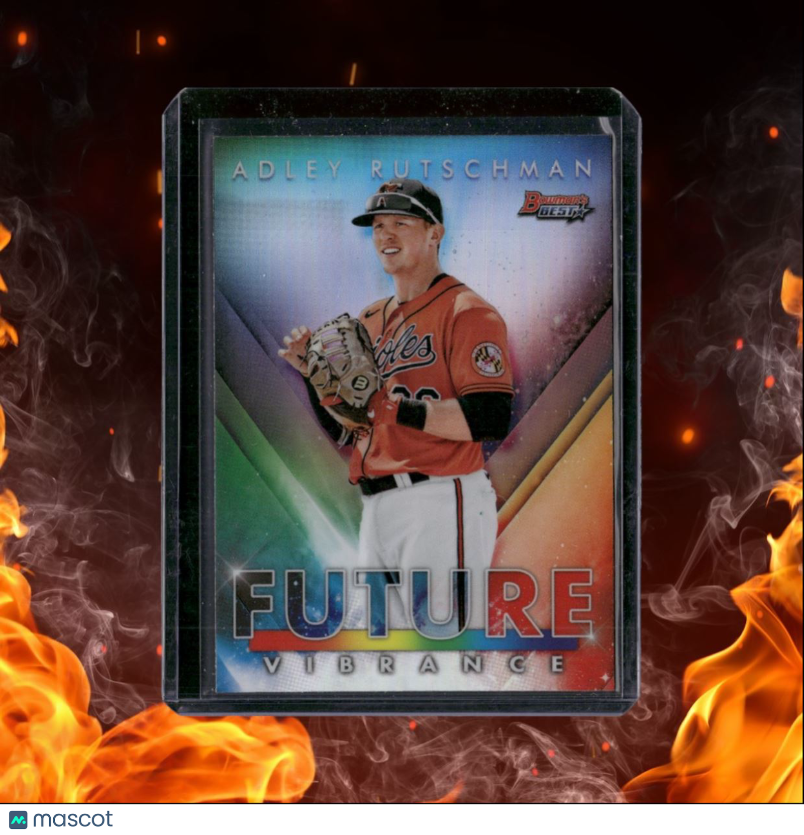 2021 Bowman's Best Bowman Adley Rutschman Prospect Future Vibrance #BFV-34