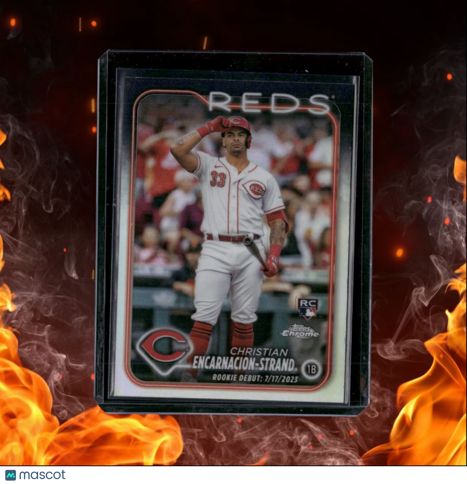 2024 Topps Chrome Update Christian Encarnacion-Strand Debut Refractor Rookie
