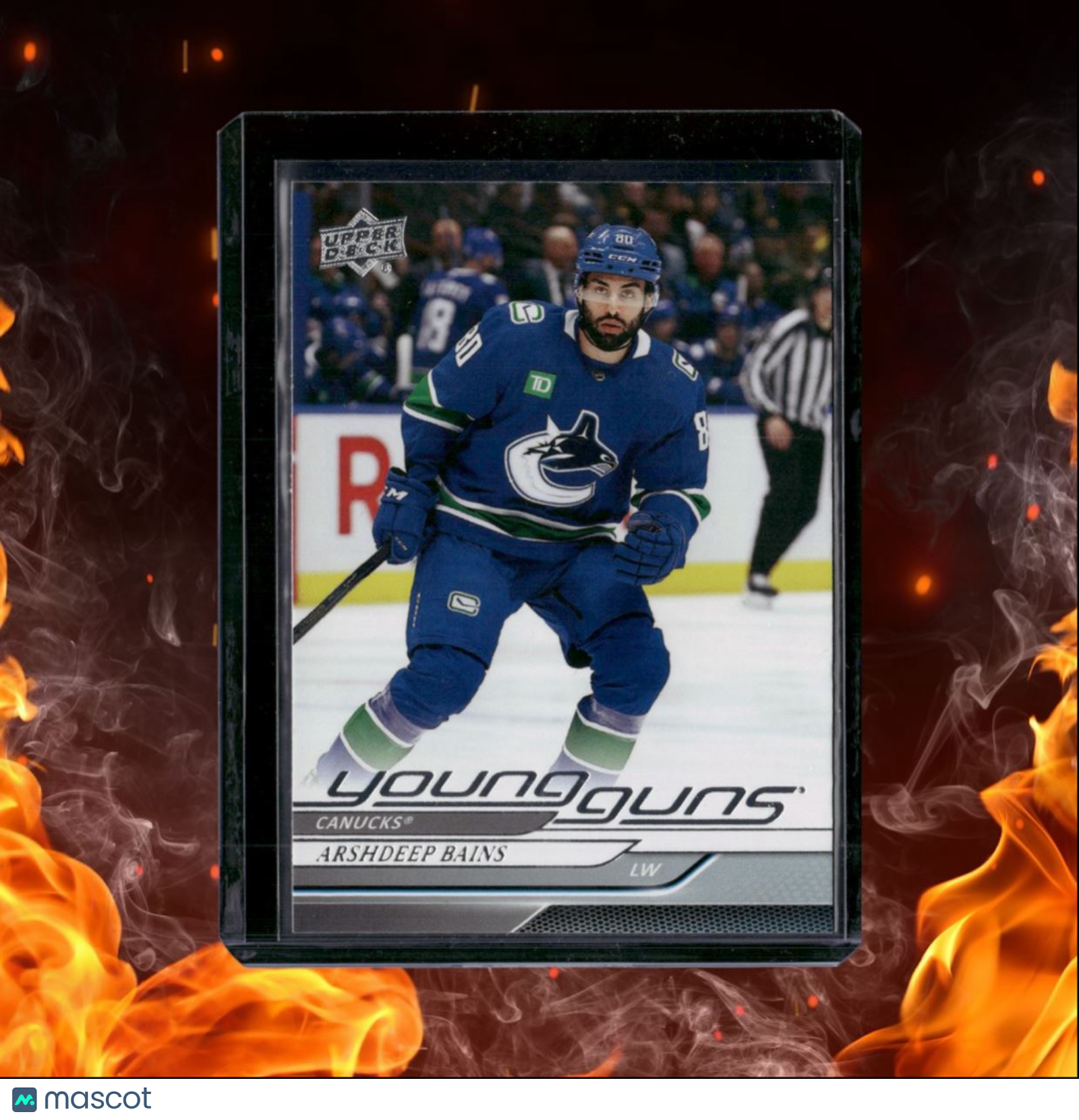 2024-25 Upper Deck Arshdeep Bains Young Guns (A) Rookie #231
