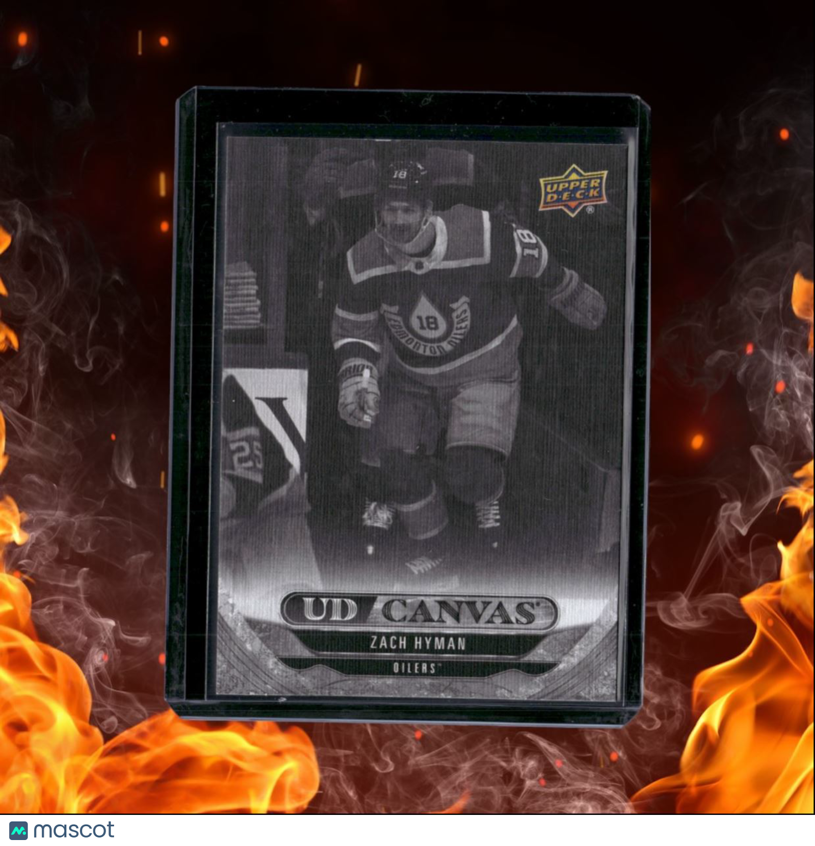 2024-25 Upper Deck Zach Hyman Black & White Canvas #C-36