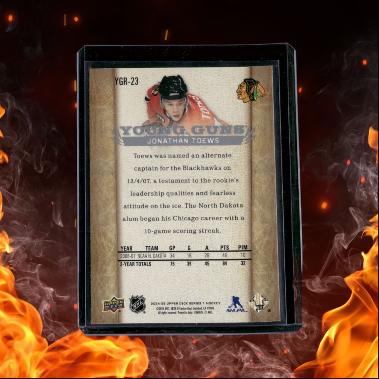 2024-25 Upper Deck Jonathan Toews Young Guns Renewed (C) #YGR-23