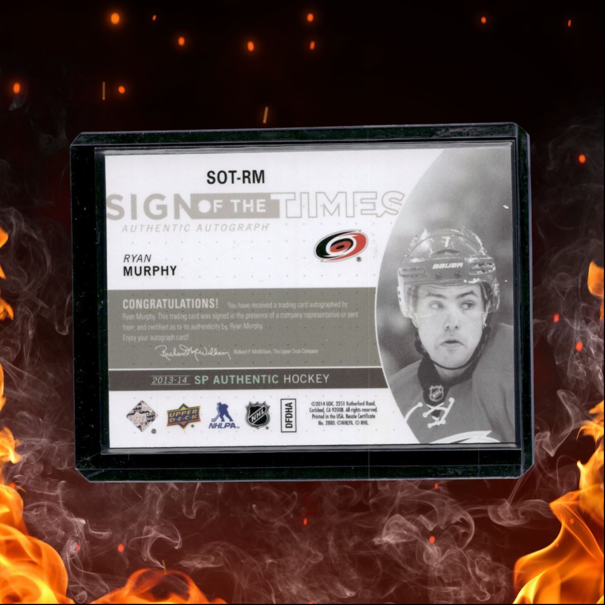 2013-14 SP Authentic Ryan Murphy Sign of the Times Auto #SOT-RM