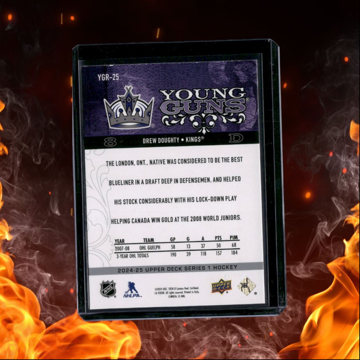 2024-25 Upper Deck Drew Doughty Young Guns Renewed #YGR-25