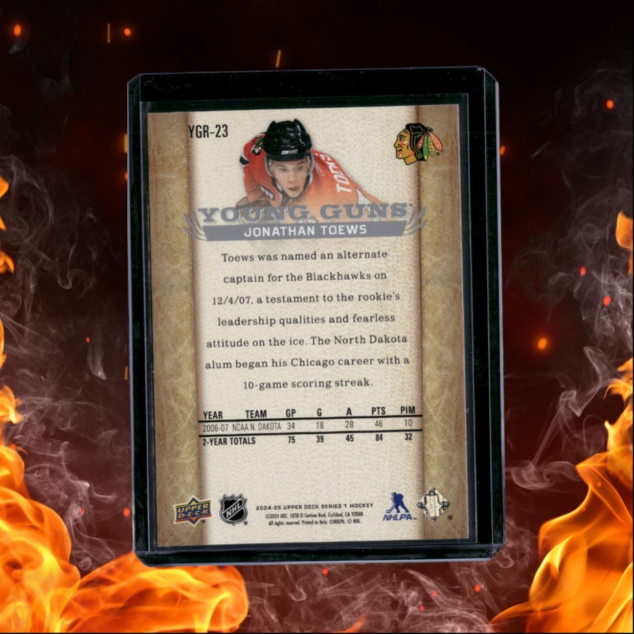 2024-25 Upper Deck Jonathan Toews Young Guns Renewed (B) #YGR-23