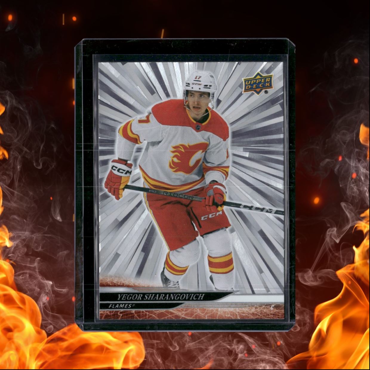 2024-25 Upper Deck Yegor Sharangovich Outburst Silver #33