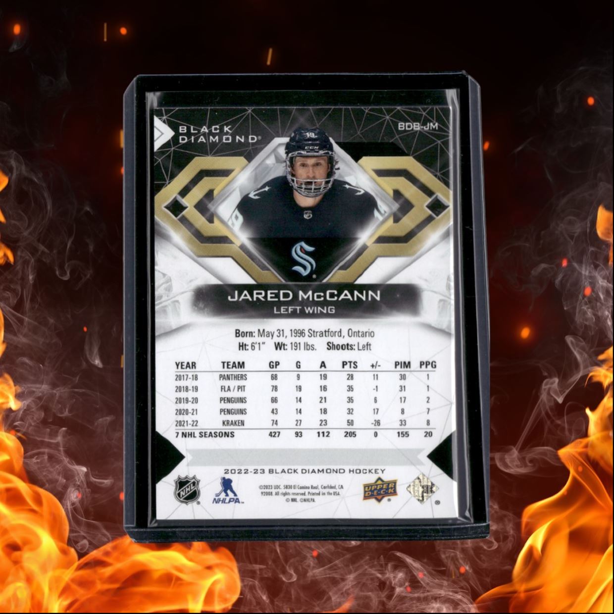 2022-23 Upper Deck Black Diamond Jared McCann 050/349 #BDB-JM