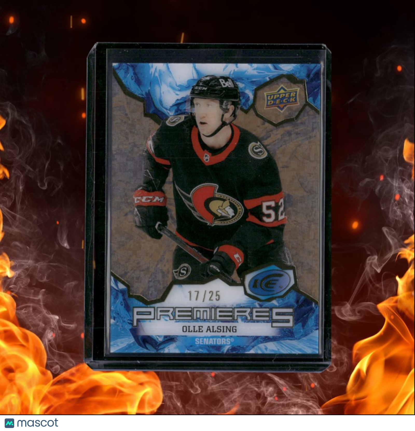 2021-22 Upper Deck Ice Olle Alsing Premieres Gold Rookie 17/25 #168