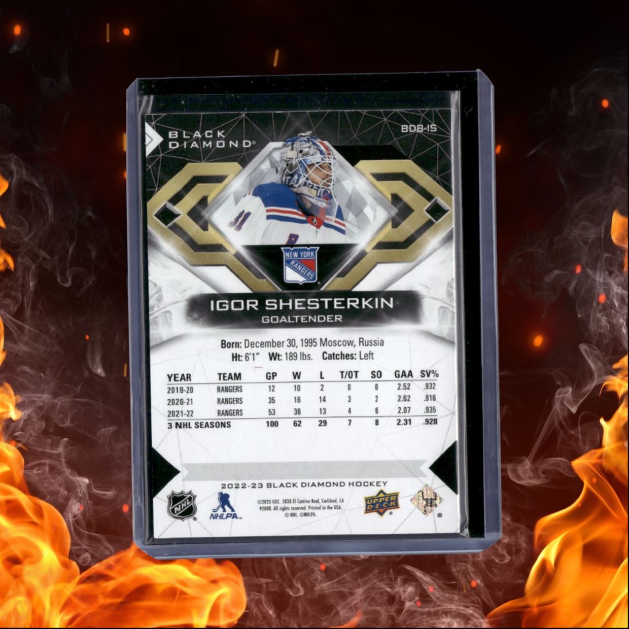 2022-23 Upper Deck Black Diamond Igor Shesterkin 152/349 #BDB-IS