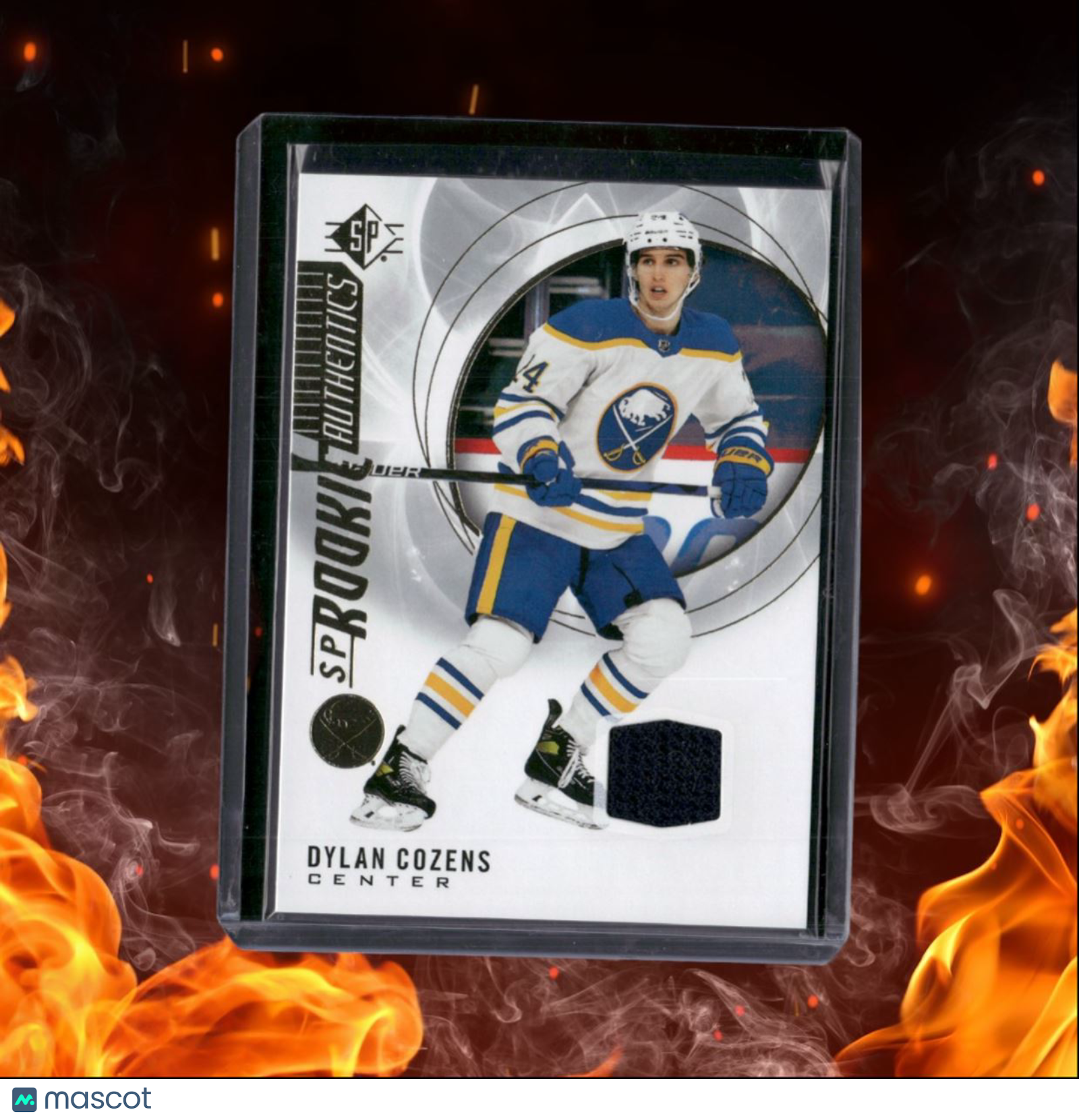 2020-21 Upper Deck SP Dylan Cozens Authentics Jersey Rookie #120
