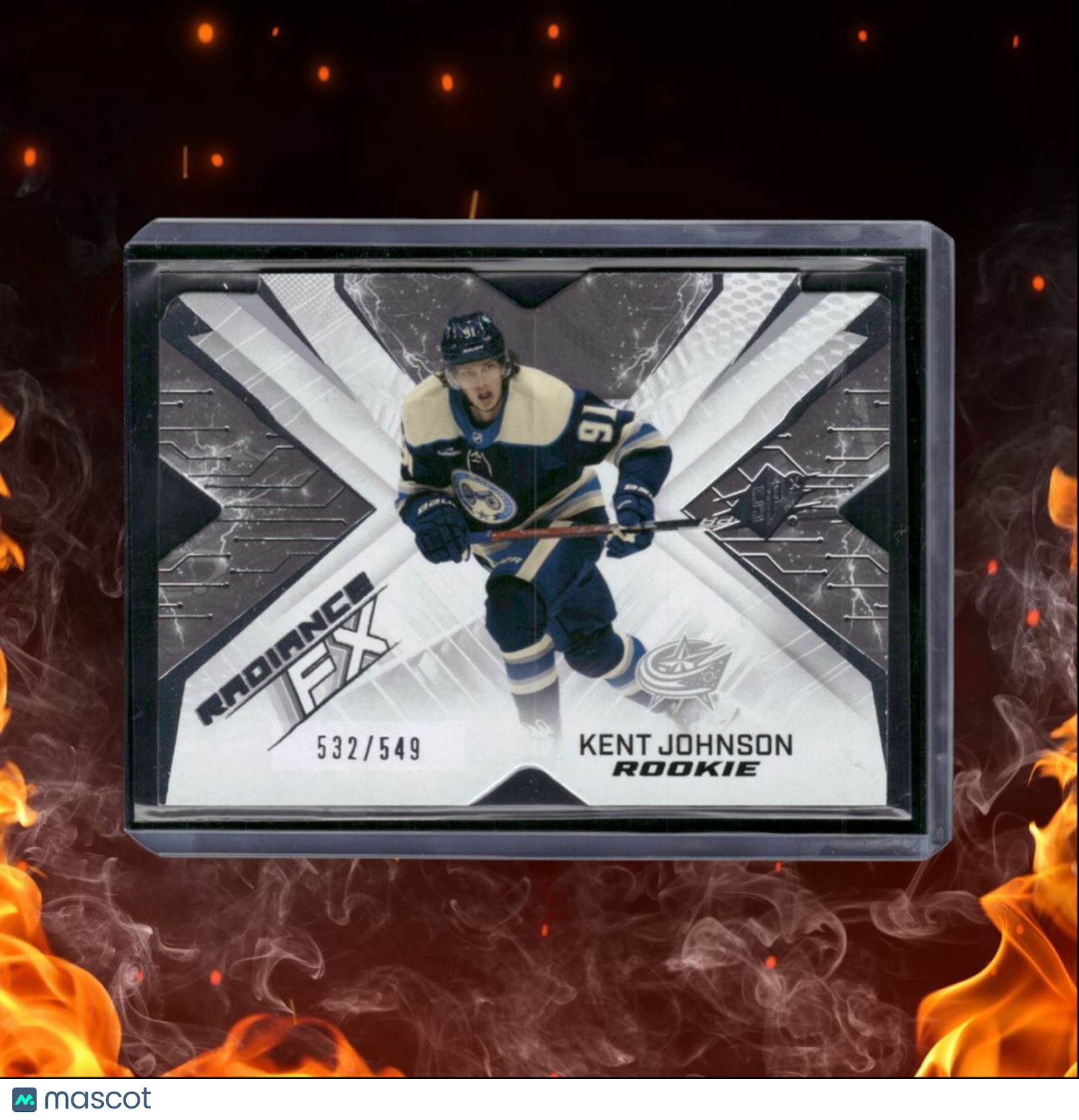 2022-23 Upper Deck SPx Kent Johnson Radiance FX Rookie 532/549 #RFX-71