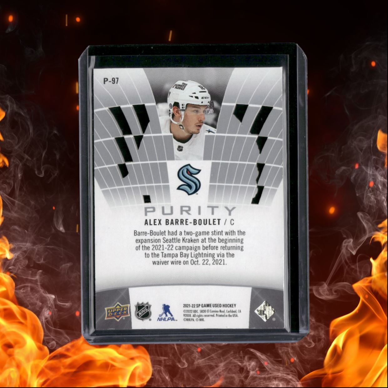 2021-22 SP Game Used Alex Barre-Boulet Purity Rookie #P-97