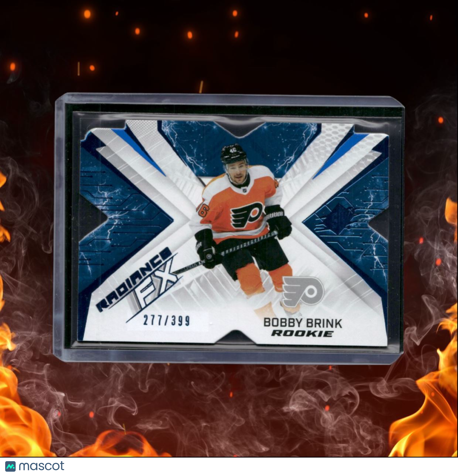 2022-23 Upper Deck SPx Bobby Brink Radiance FX Blue Rookie 277/399 #RFX-67